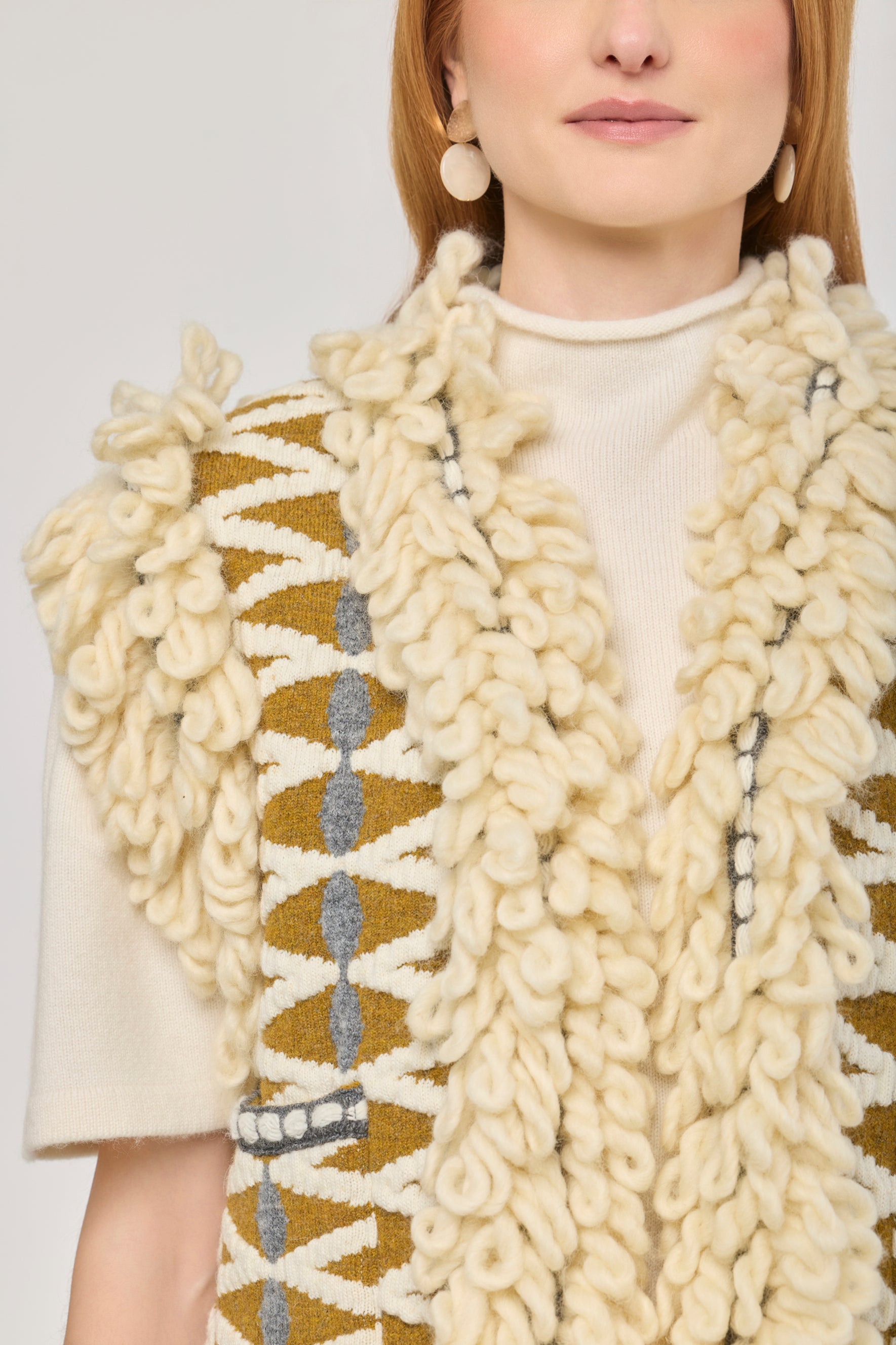 Brittany Artisanal Fringed Vest - Limited Edition