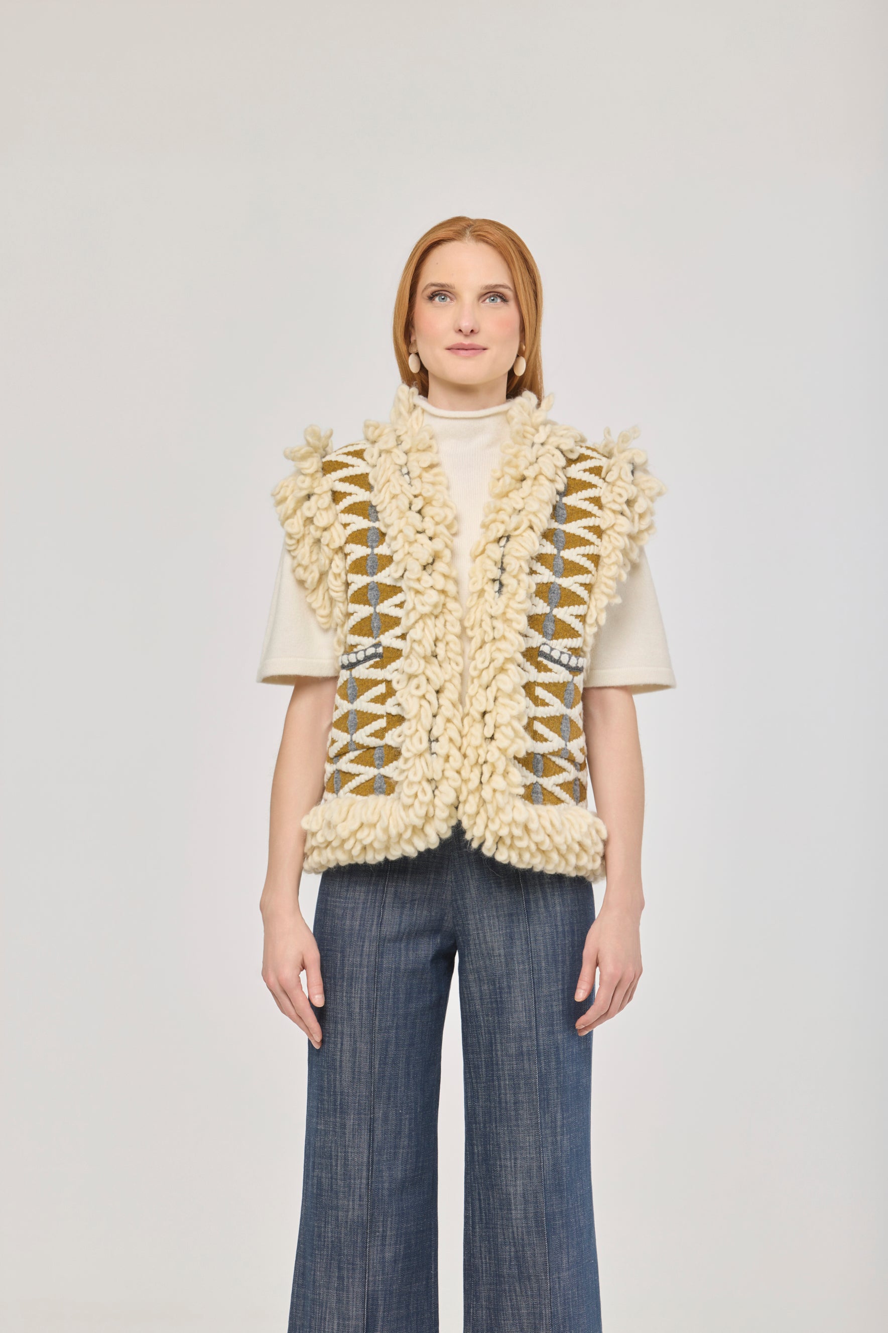 Brittany Artisanal Fringed Vest - Limited Edition