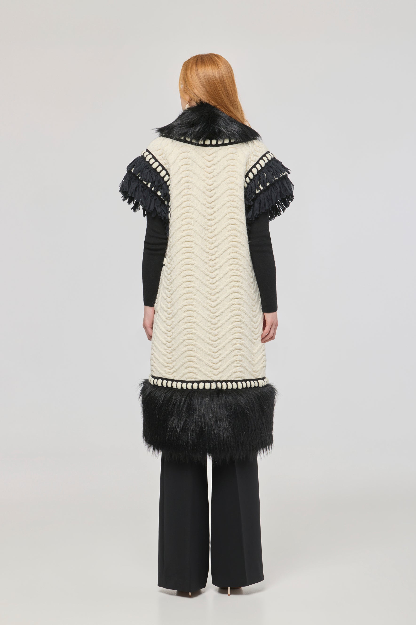 Edward Long Faux Fur Vest - Limited Edition
