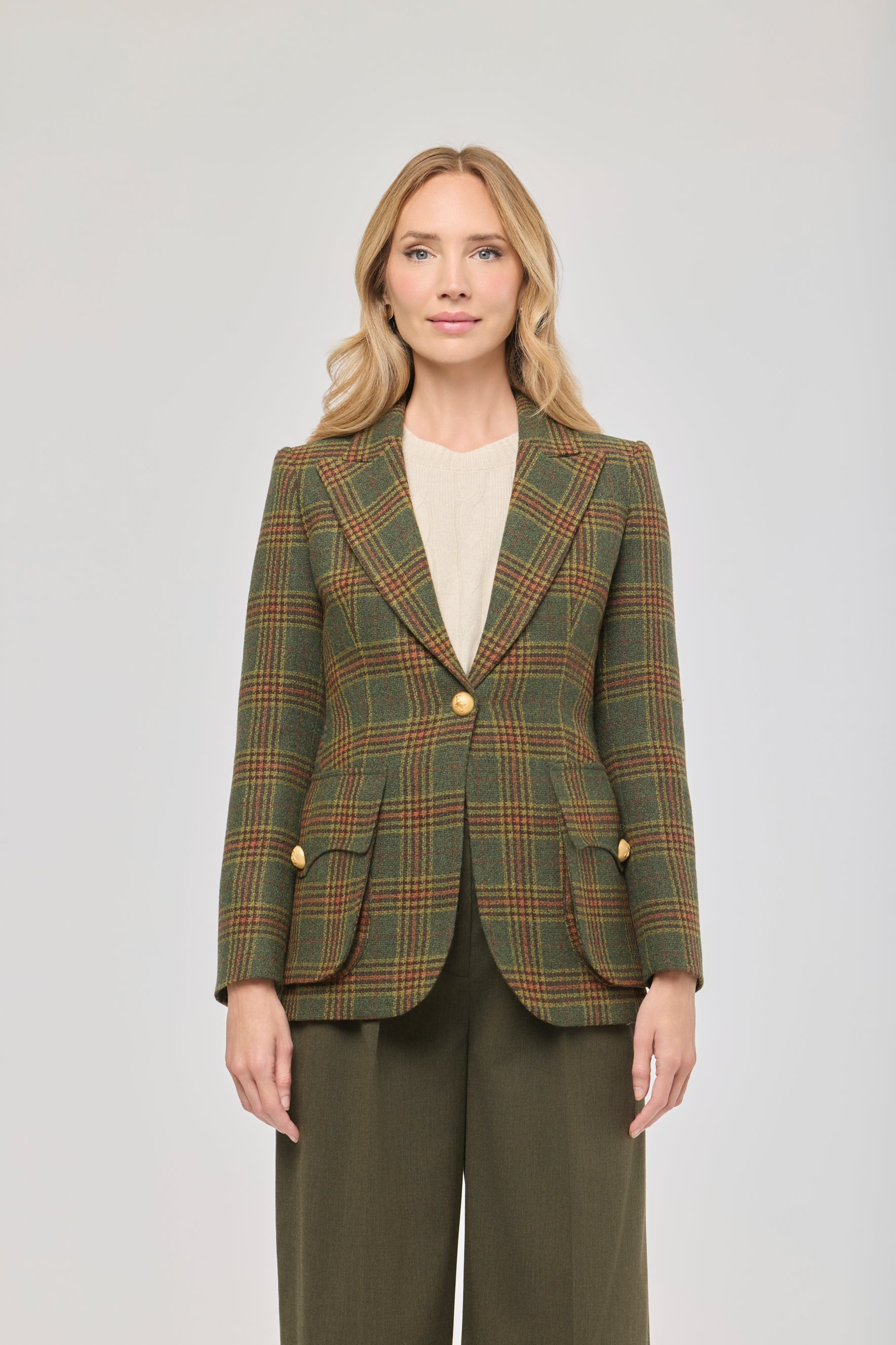 Grant Checked Wool Blazer - Limited Edition