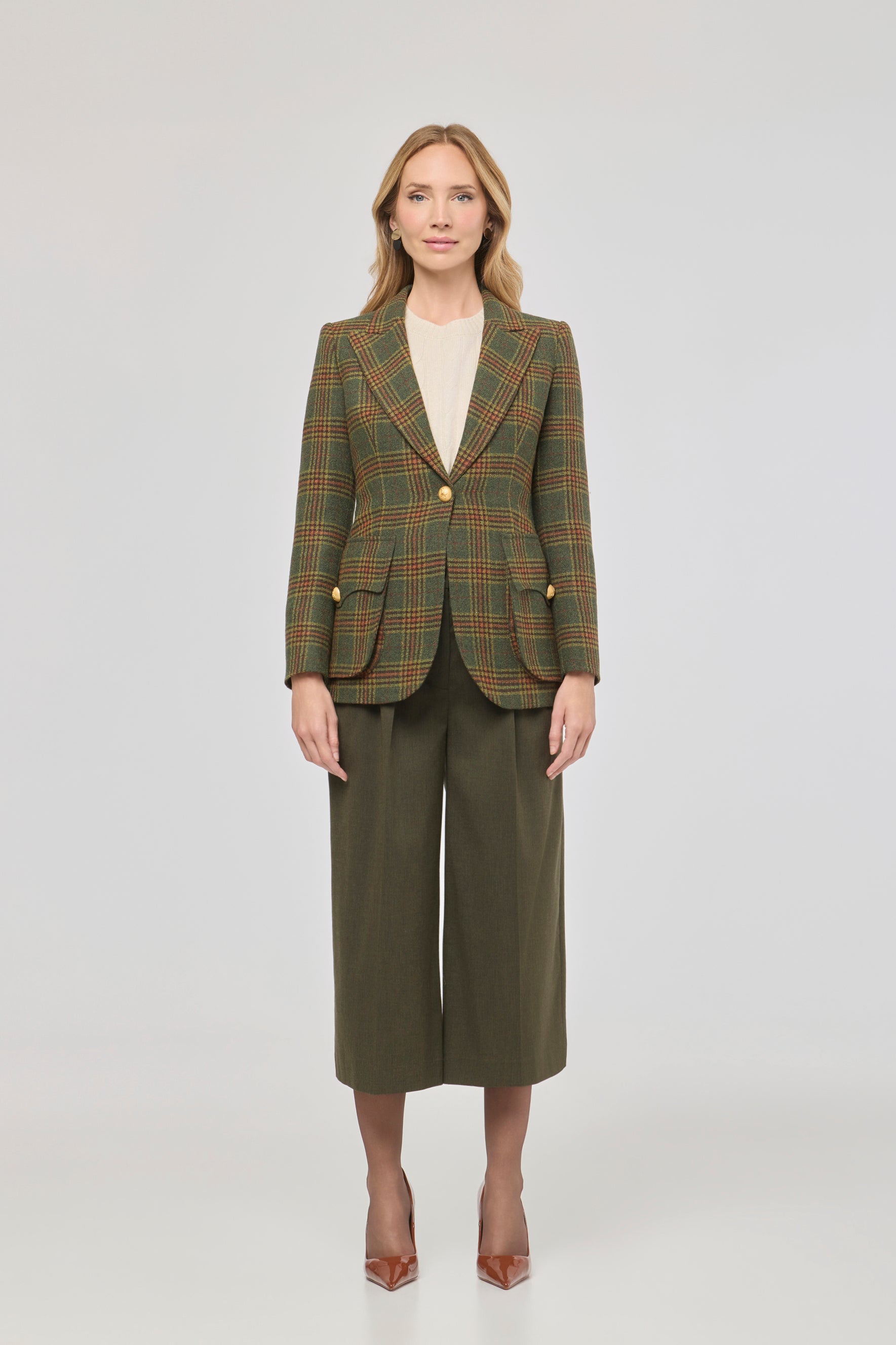 Grant Checked Wool Blazer - Limited Edition