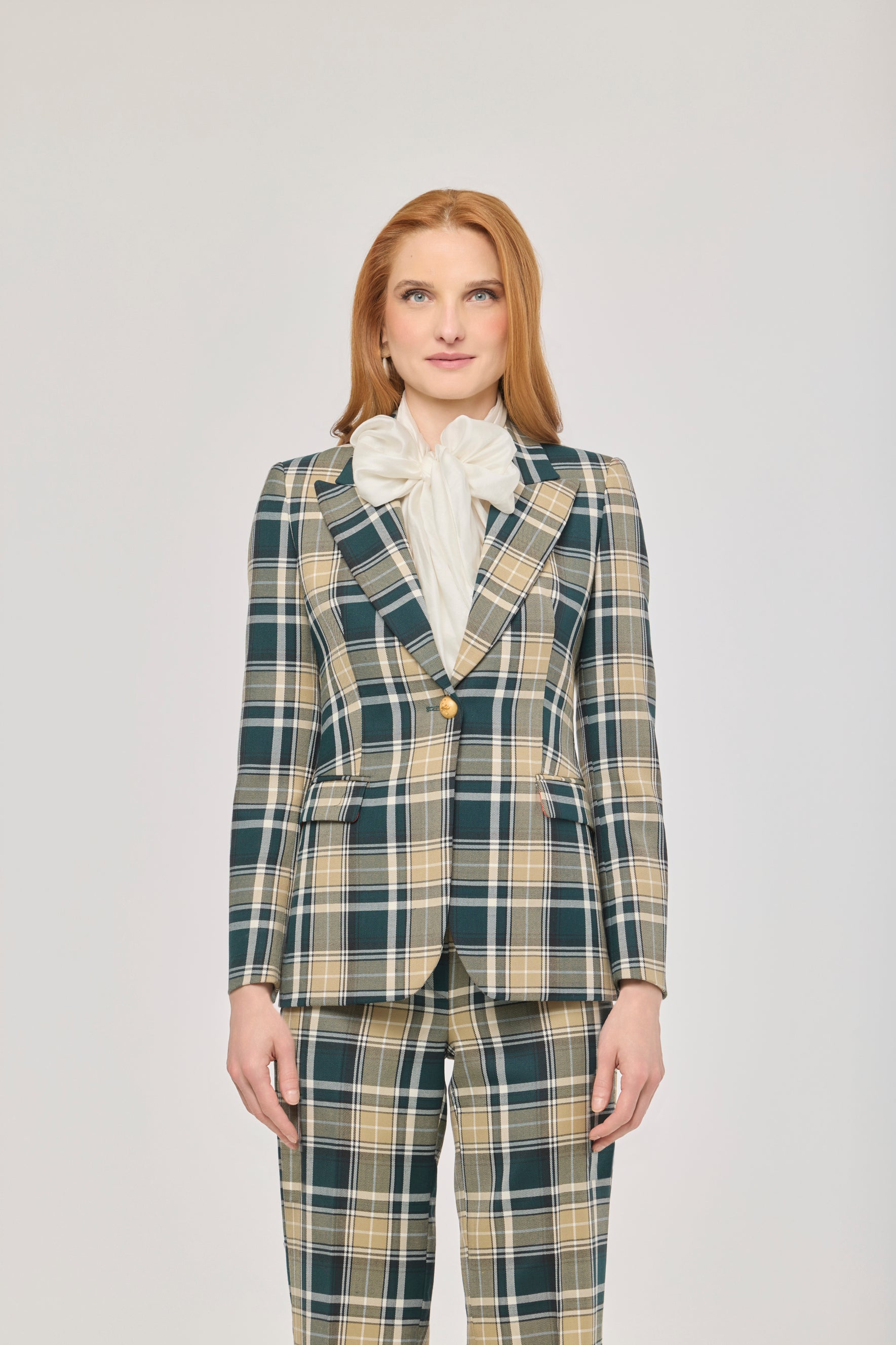 Murray Checked Earth Tone Blazer - Limited Edition