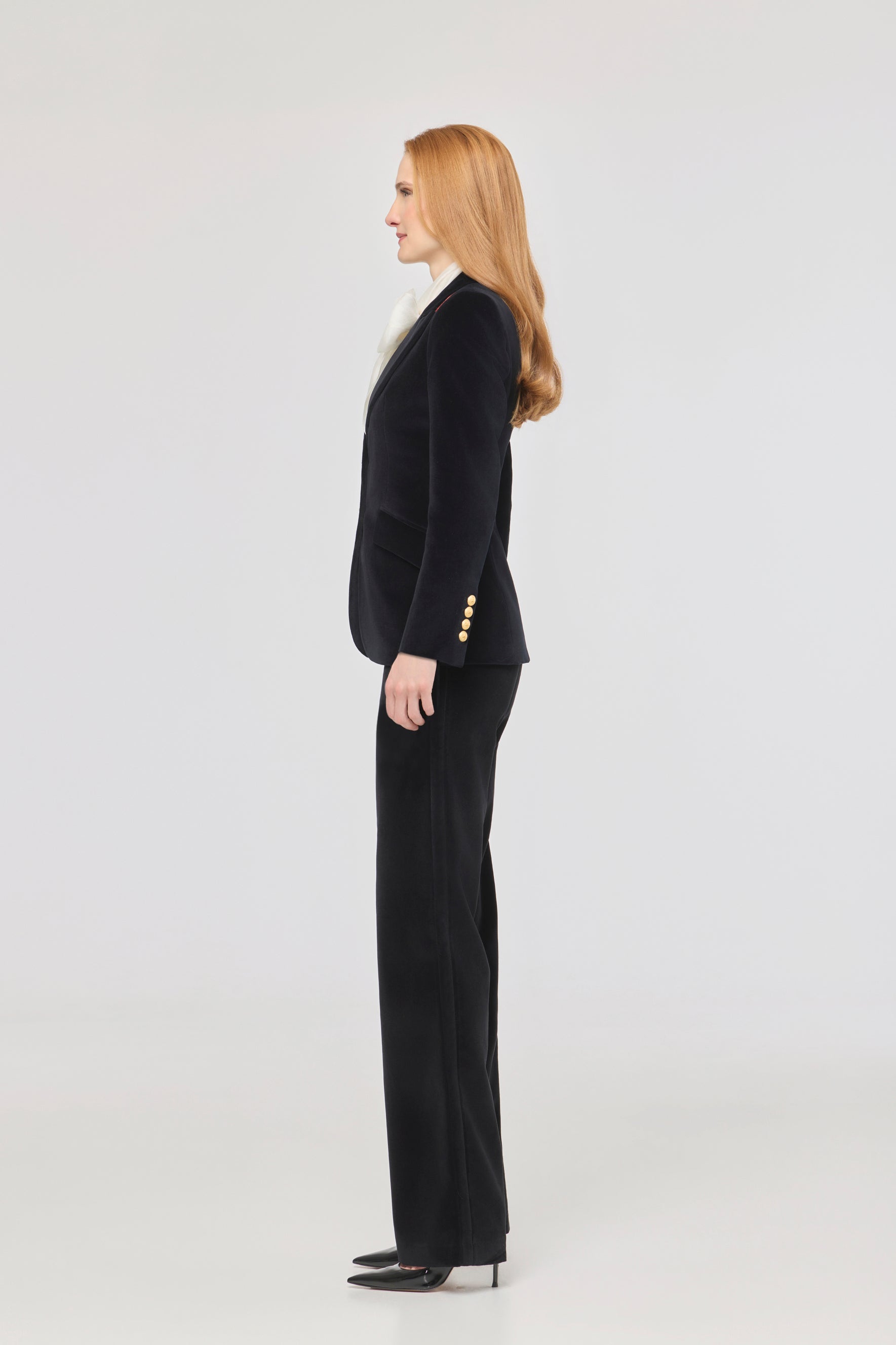 Oliva Black Velvet Blazer - Limited Edition
