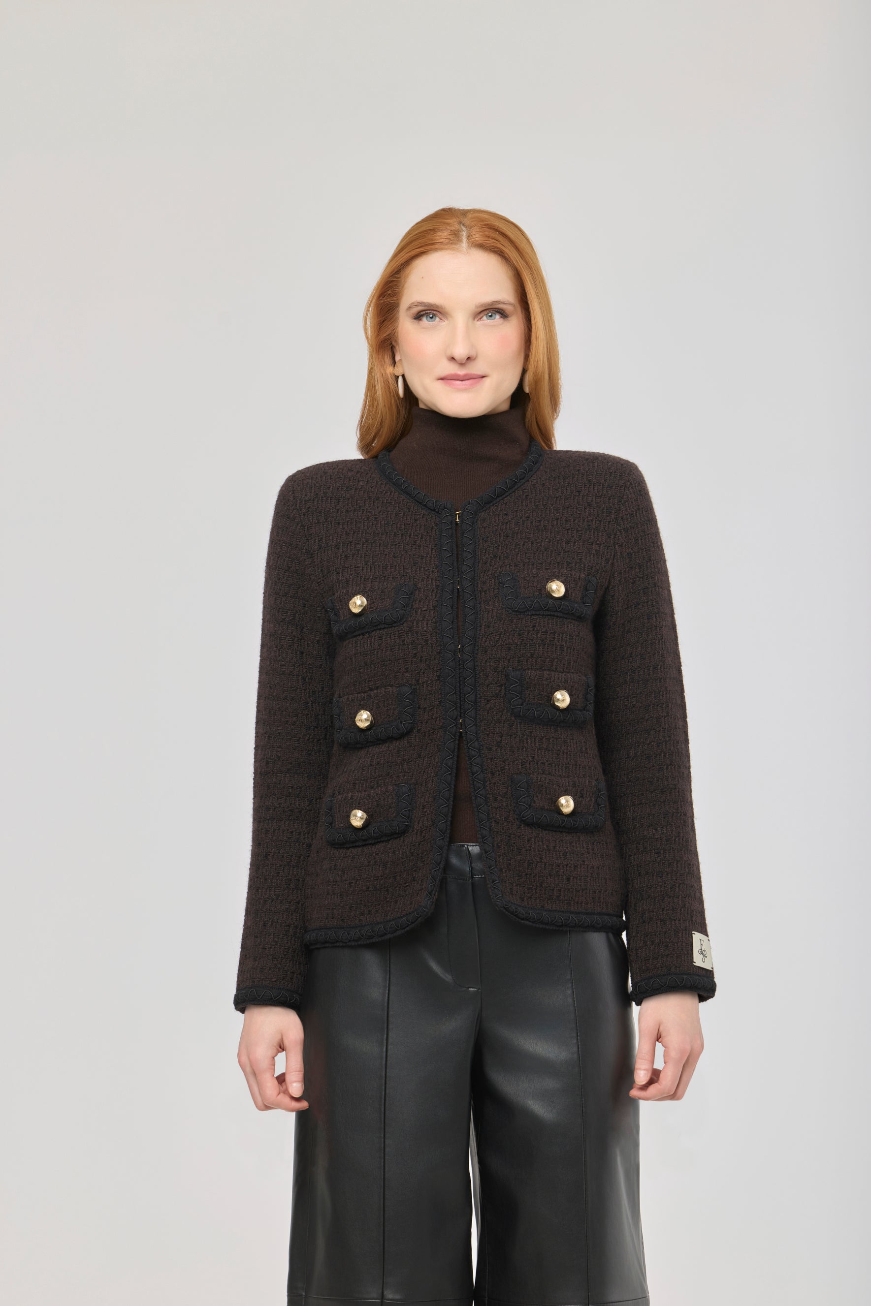 Preston Brown Knit Jacket - Limited Edition