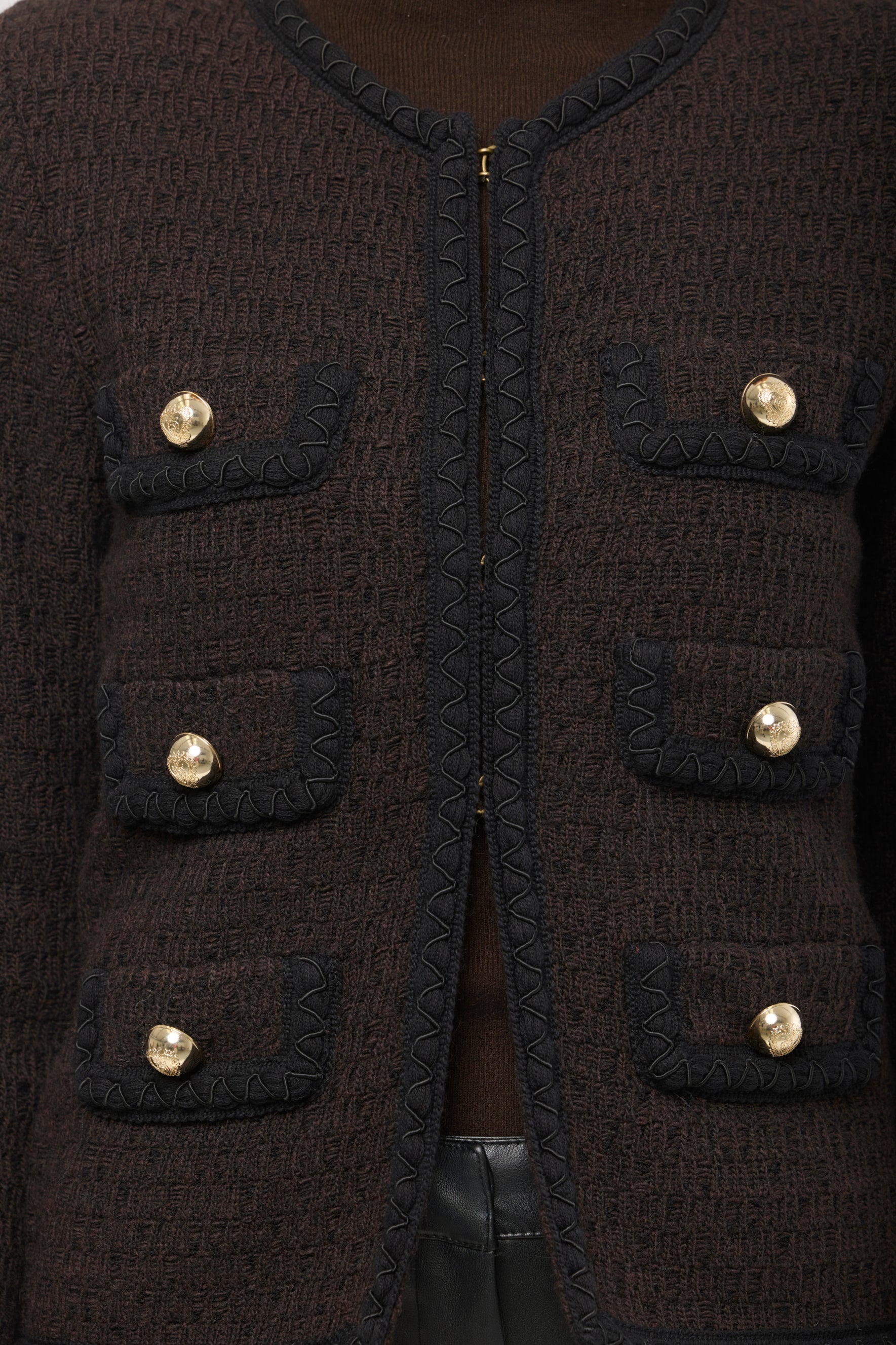Preston Brown Knit Jacket - Limited Edition