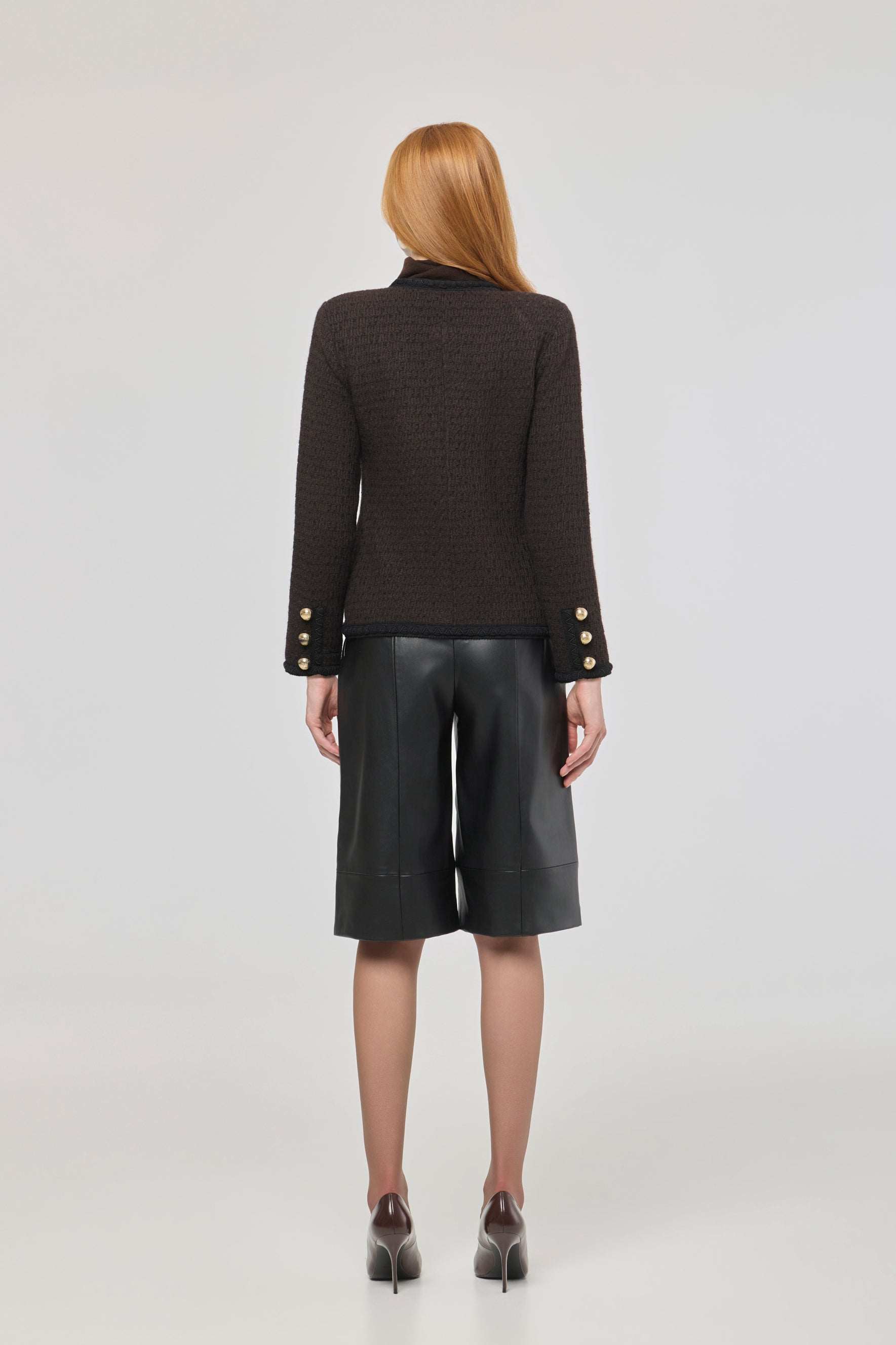 Preston Brown Knit Jacket - Limited Edition