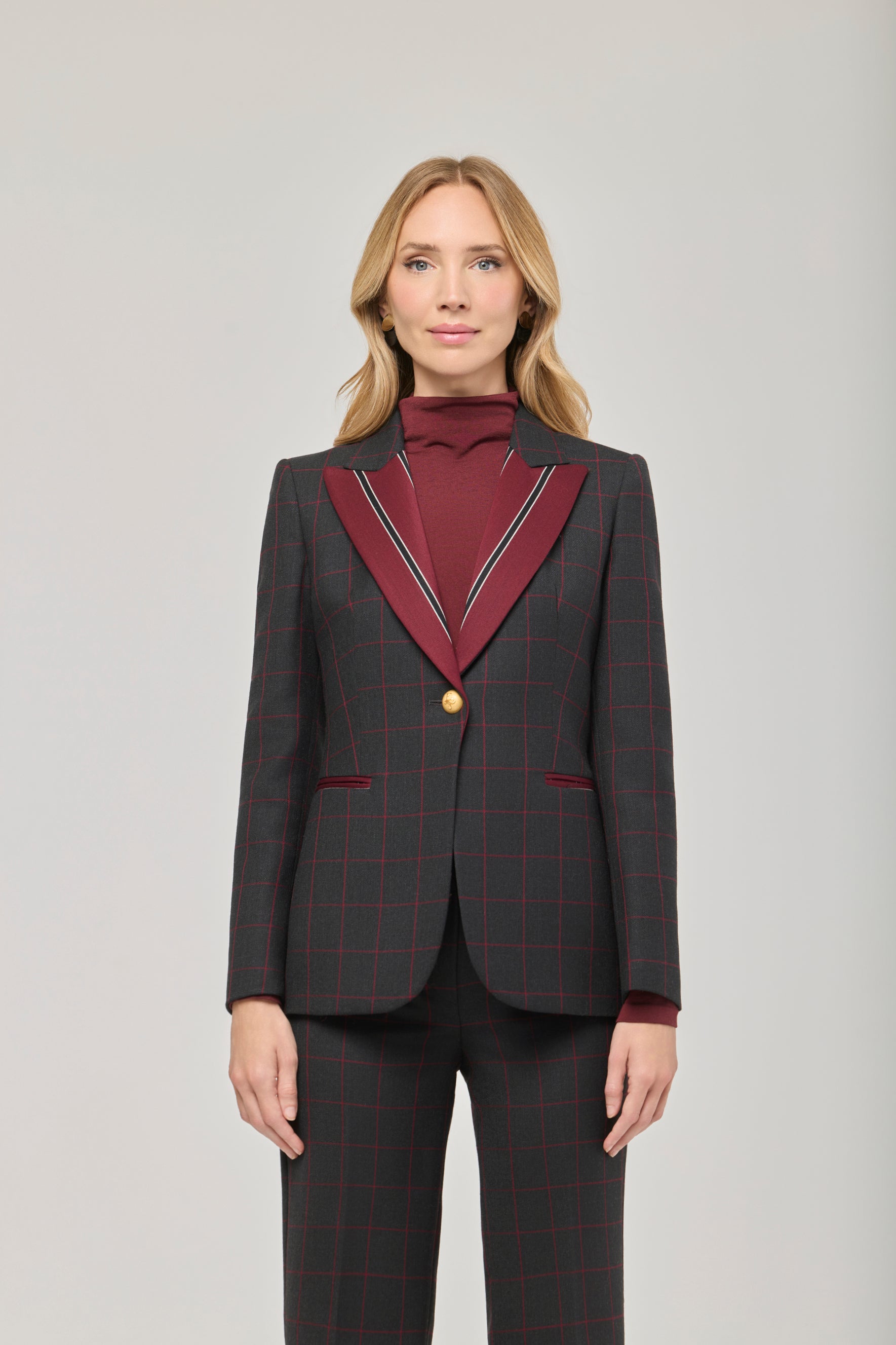 Rowan Wool Blazer with Contrast Lapel - Limited Edition