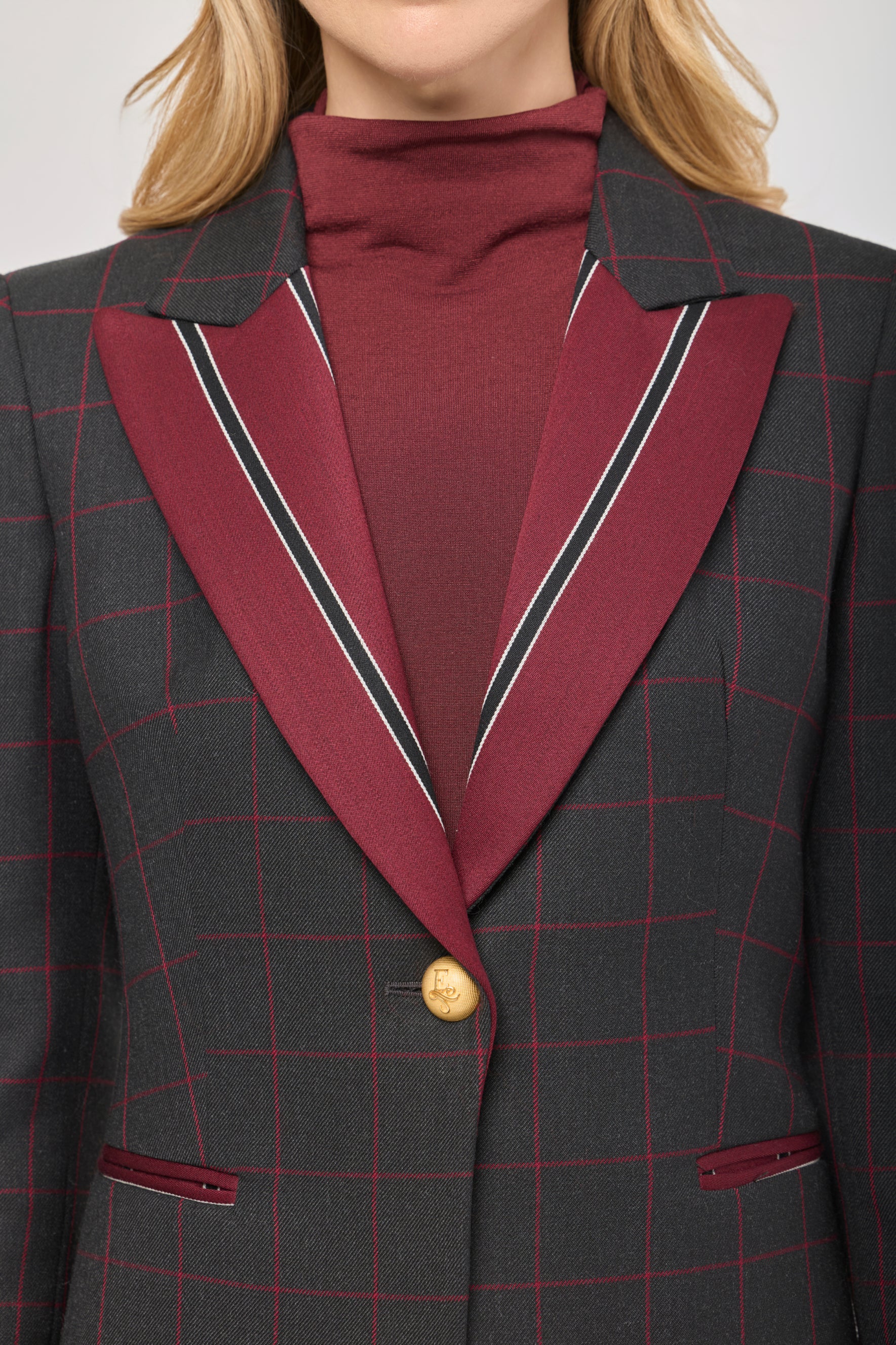 Rowan Wool Blazer with Contrast Lapel - Limited Edition