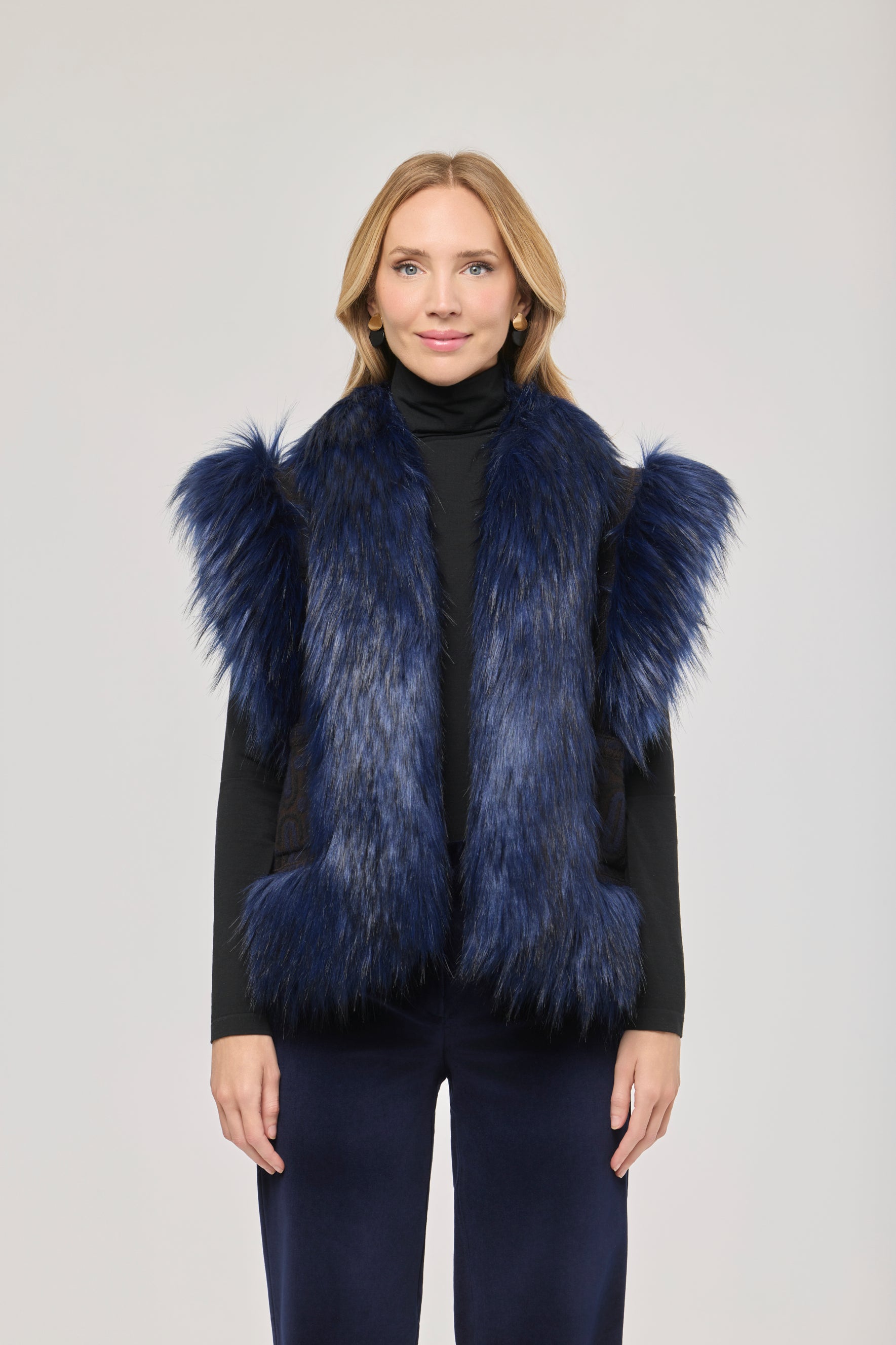Theodoro Knit Vest with Faux Fur - Limited Edition