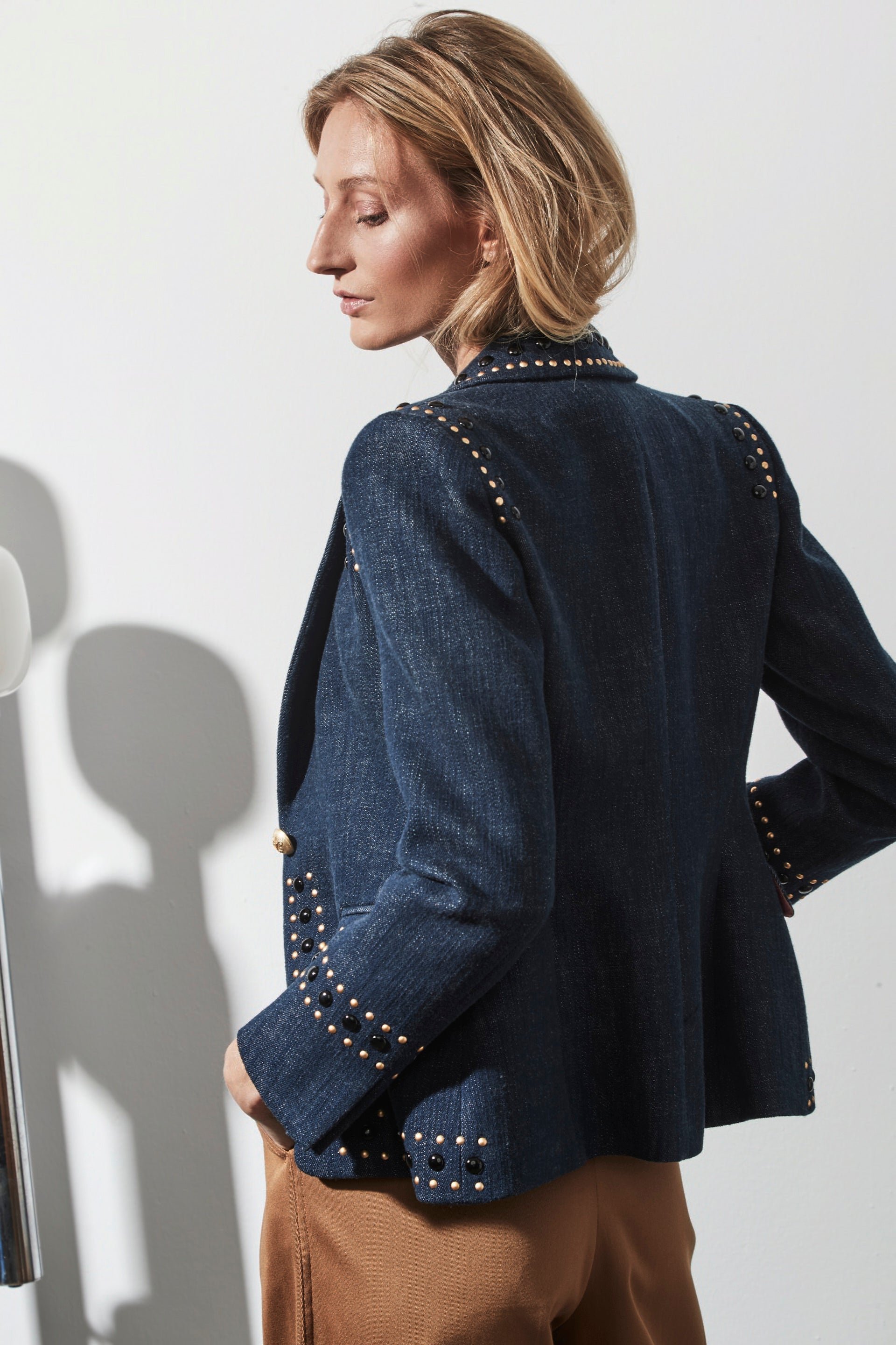 BLAZER DENIM ROCK STAR