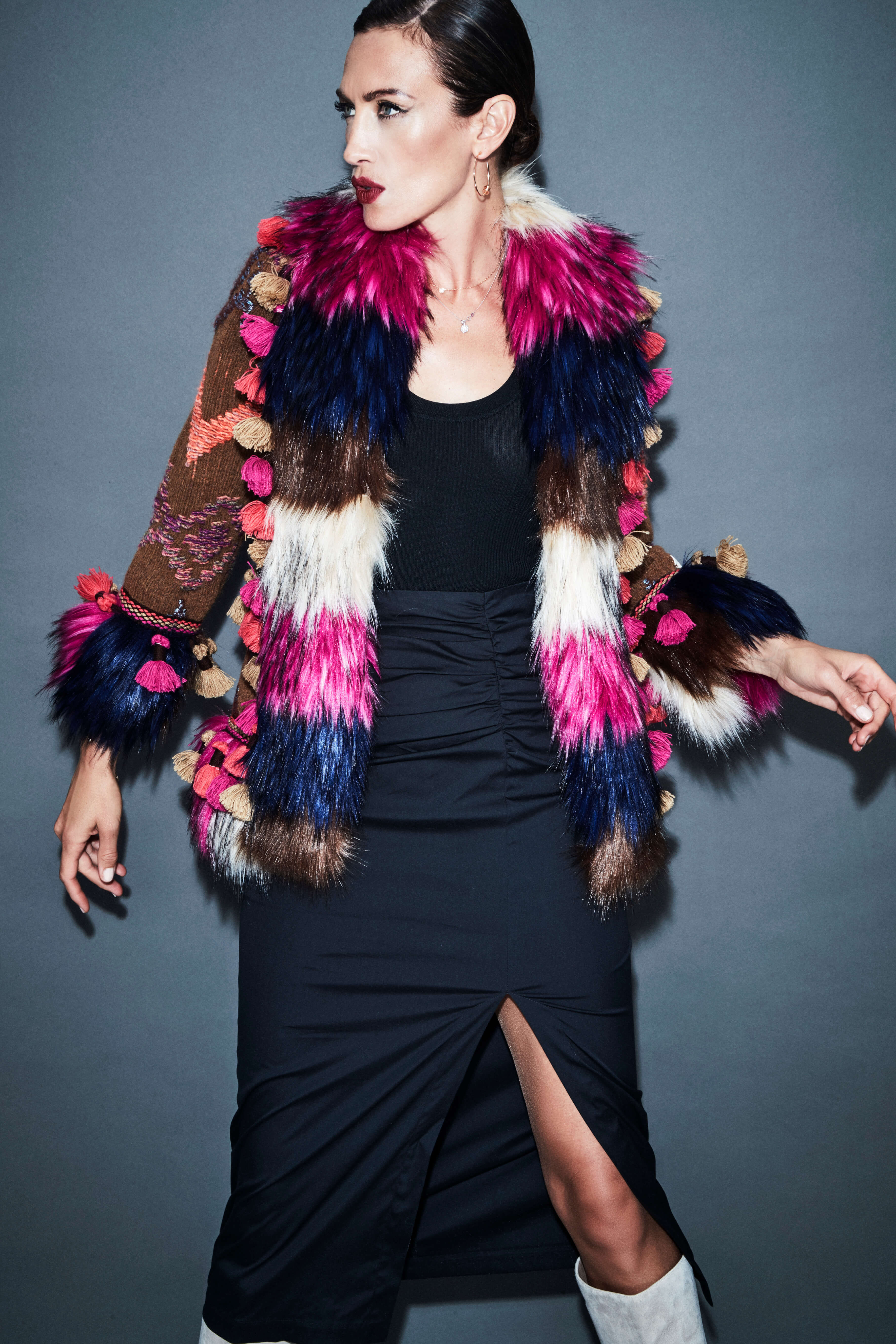 MATHIS JACQUARD WOOL JACKET