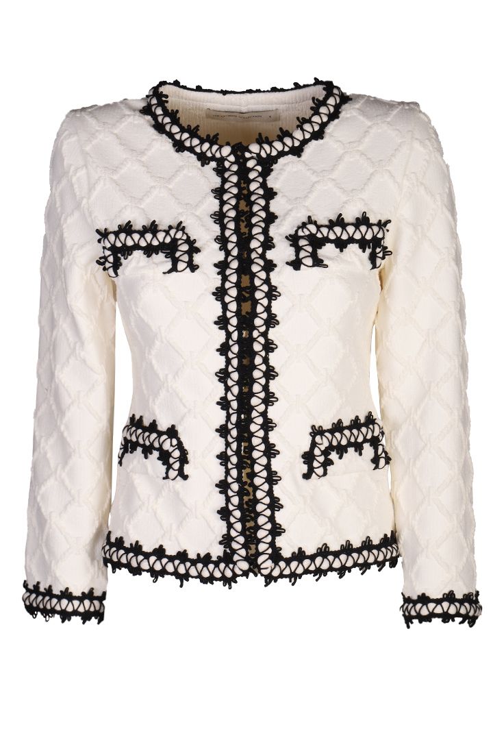 GAJA WHITE TWEED JACKET