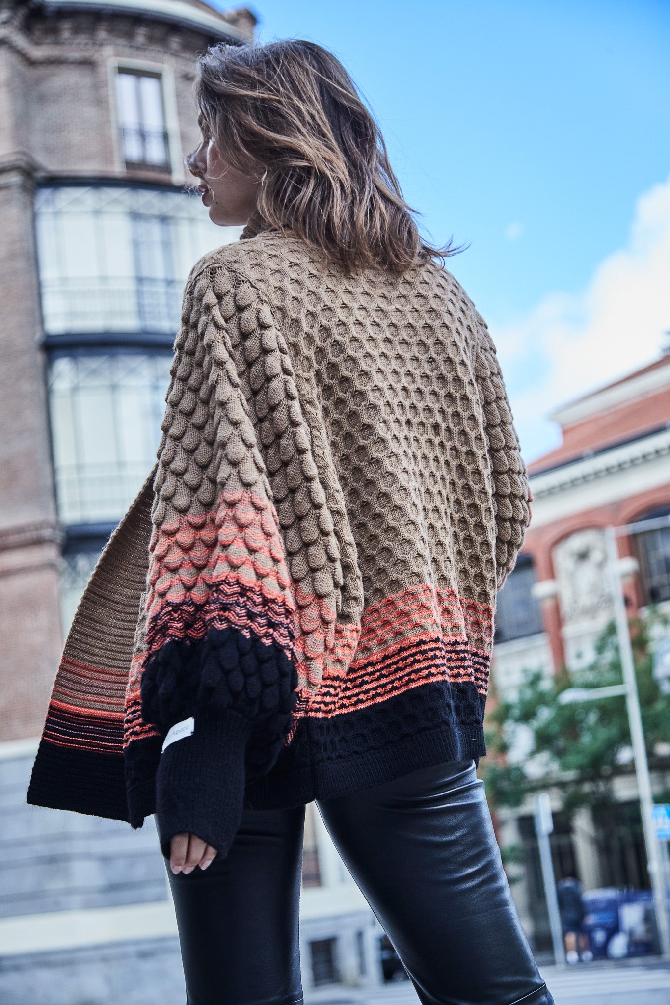 SIMONETTA CAMEL ALPACA AND MERINO JACKET