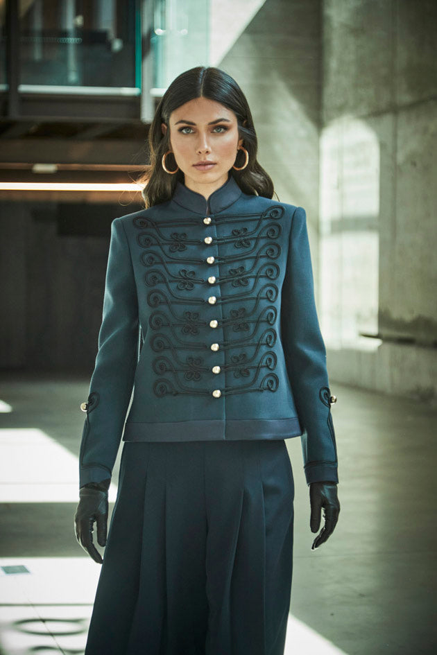 LA SPEZIA MILITARY BLAZER WITH SOUTACHE