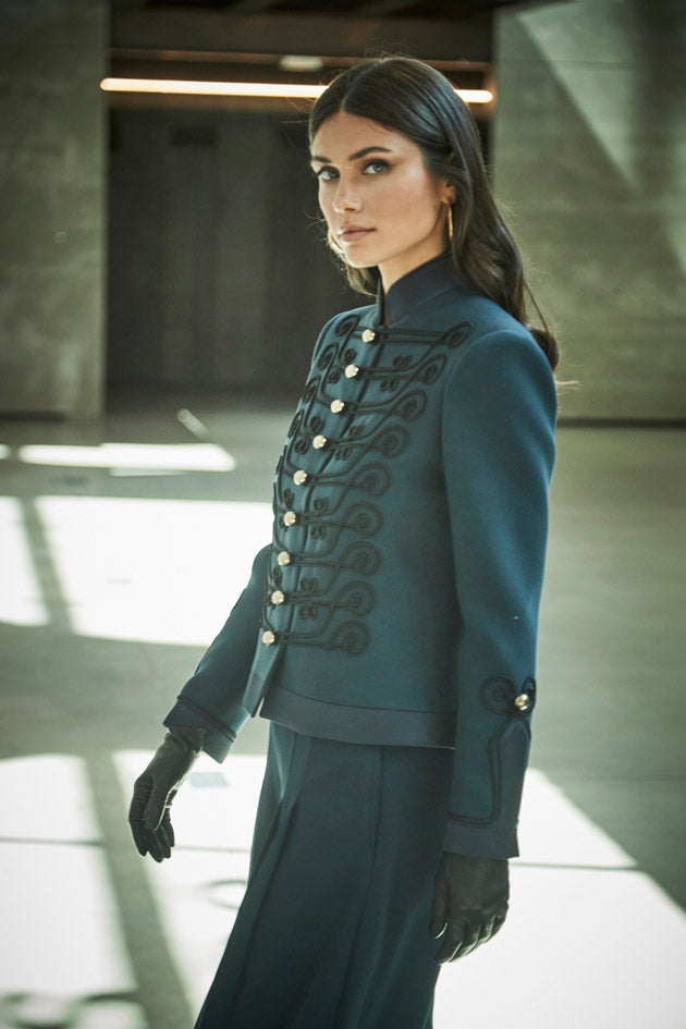 LA SPEZIA MILITARY BLAZER WITH SOUTACHE