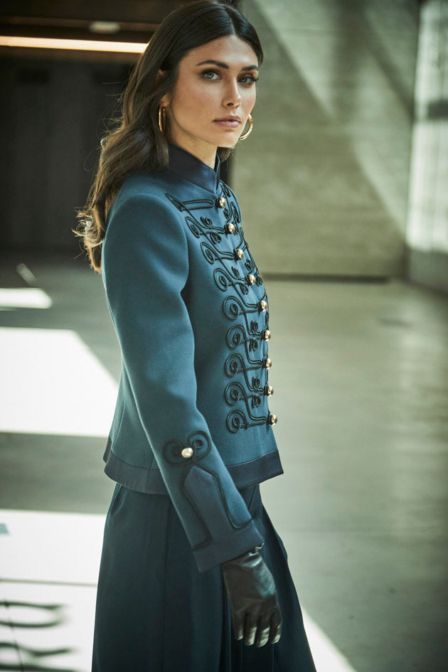 LA SPEZIA MILITARY BLAZER WITH SOUTACHE