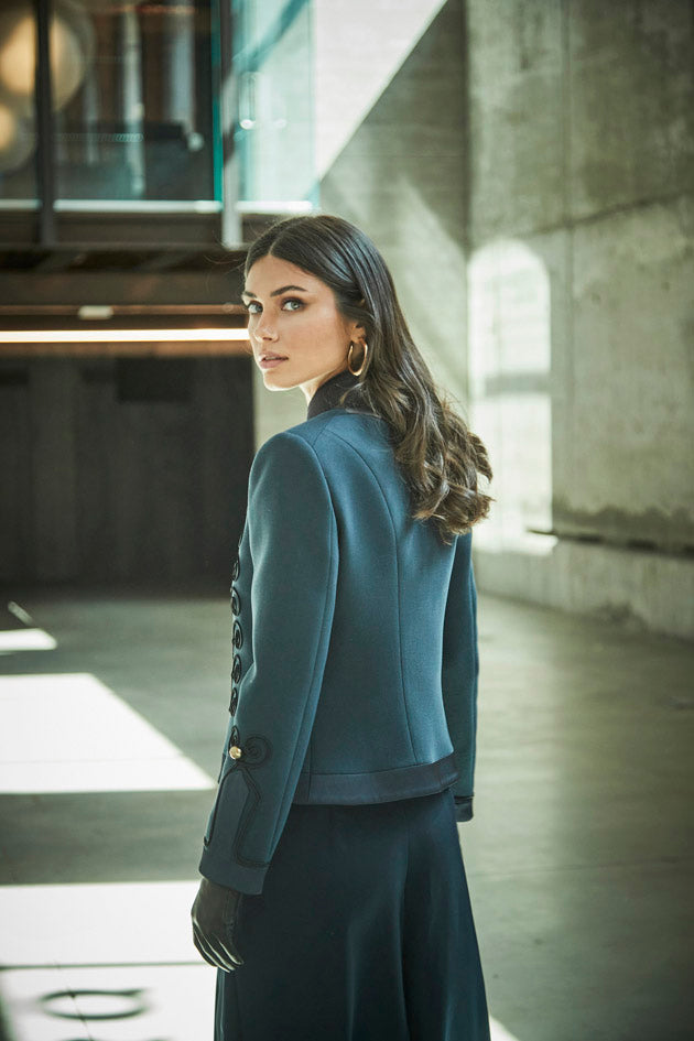 LA SPEZIA MILITARY BLAZER WITH SOUTACHE