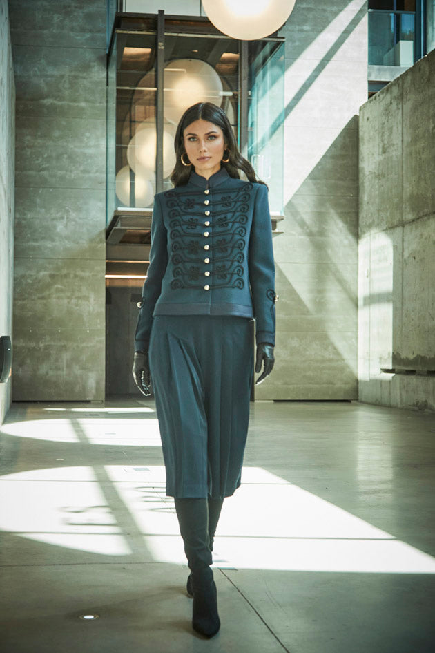 LA SPEZIA MILITARY BLAZER WITH SOUTACHE