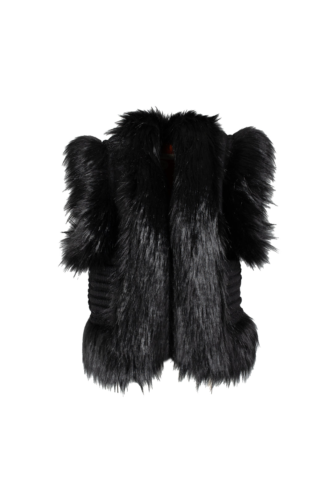 PAULETTE SHORT ALPACA AND MERINO VEST