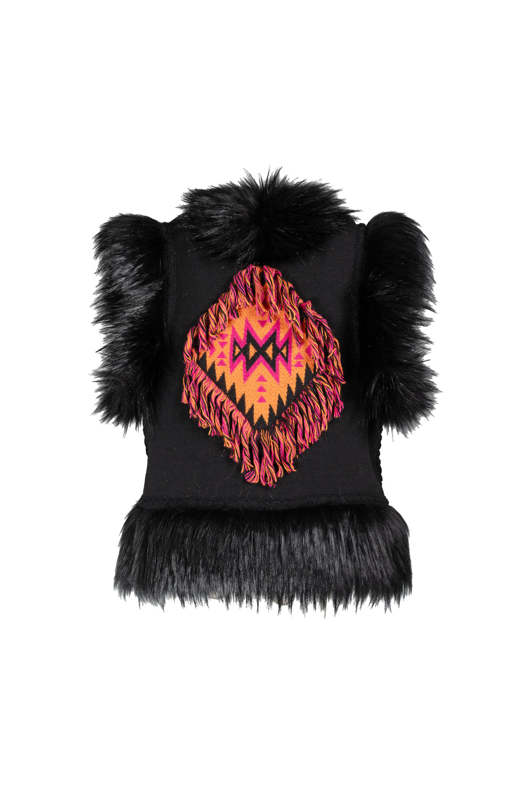 PAULETTE SHORT ALPACA AND MERINO VEST