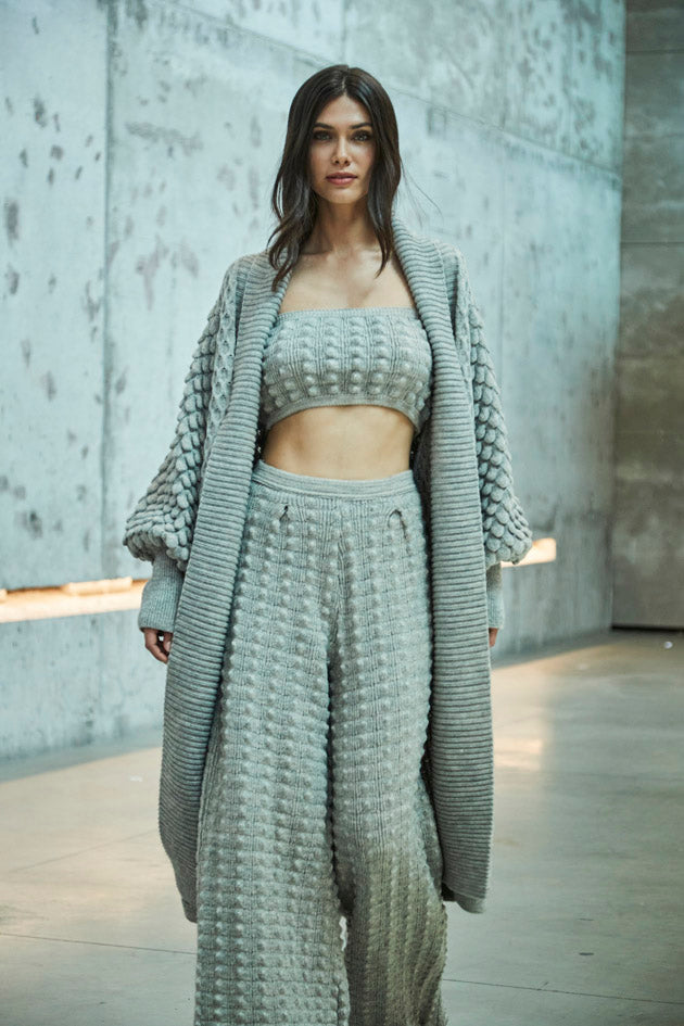 NADINE LONG ALPACA AND MERINO JACKET