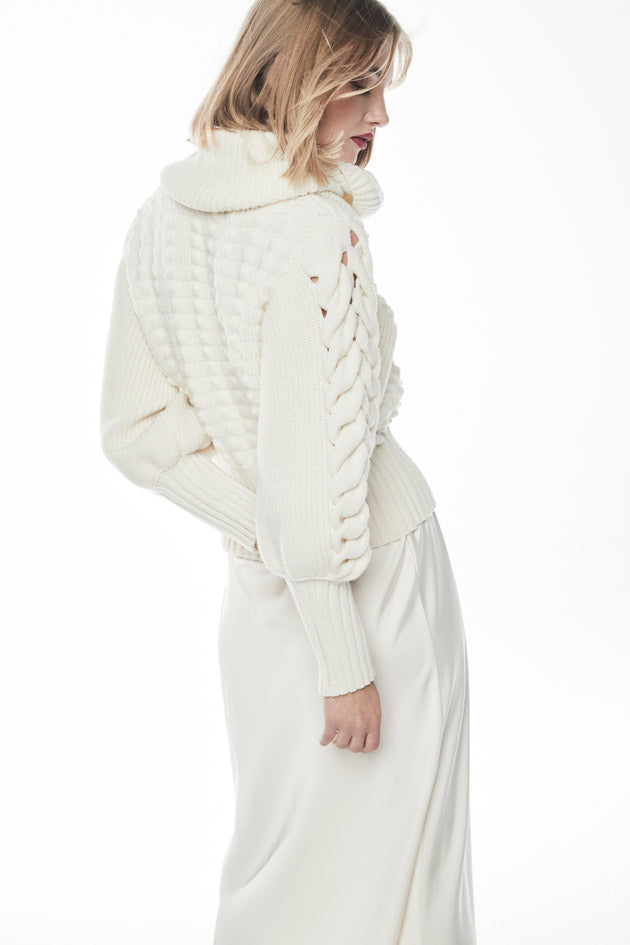 CAPUCINE CABLE KNIT SWEATER