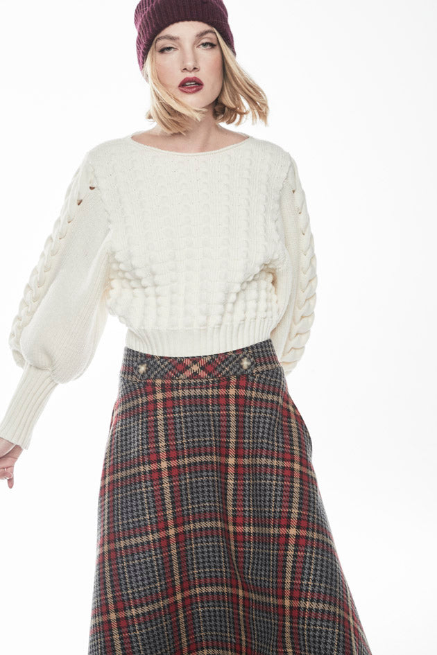 CAPUCINE CABLE KNIT SWEATER