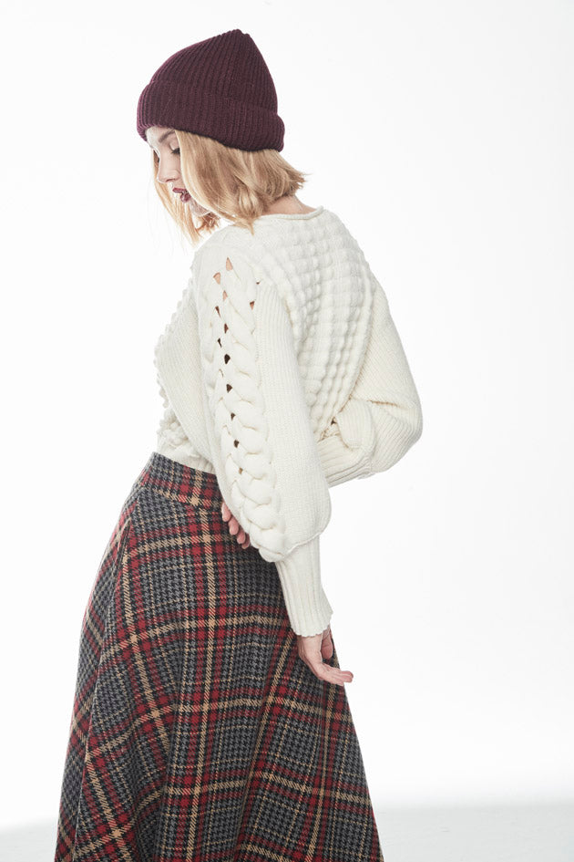 CAPUCINE CABLE KNIT SWEATER