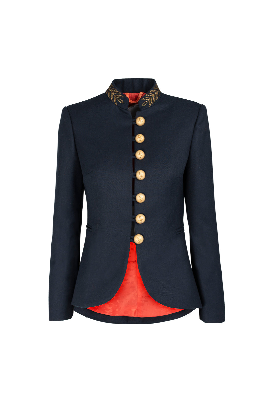 BLAZER AZUL MARINO CORTE ENTALLADO POPPY