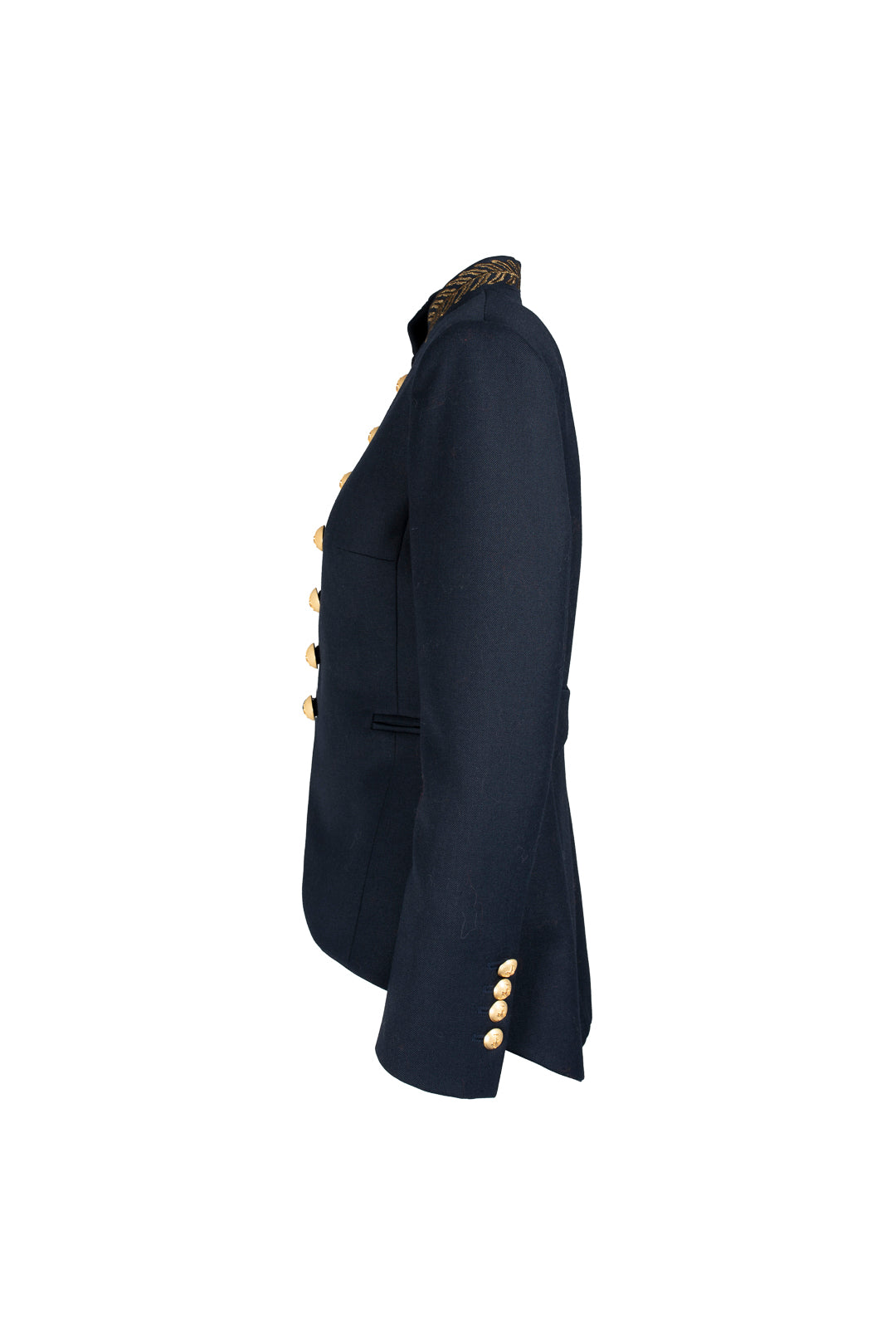 BLAZER AZUL MARINO CORTE ENTALLADO POPPY