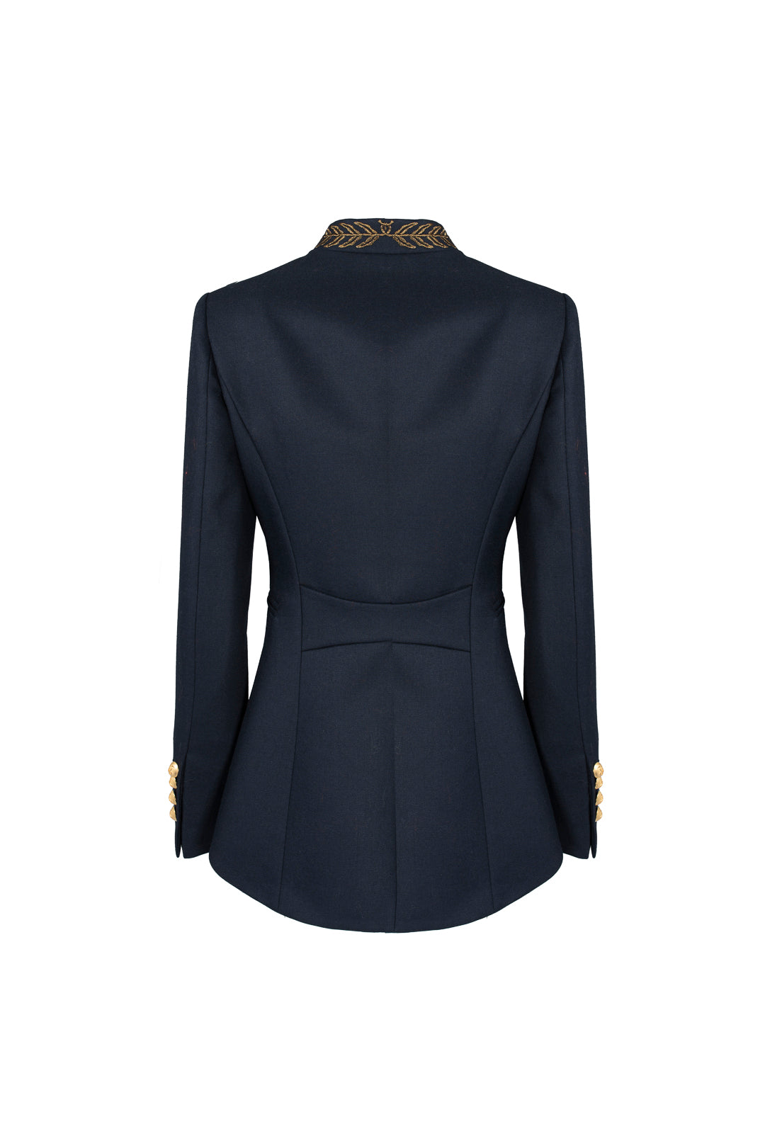 BLAZER AZUL MARINO CORTE ENTALLADO POPPY