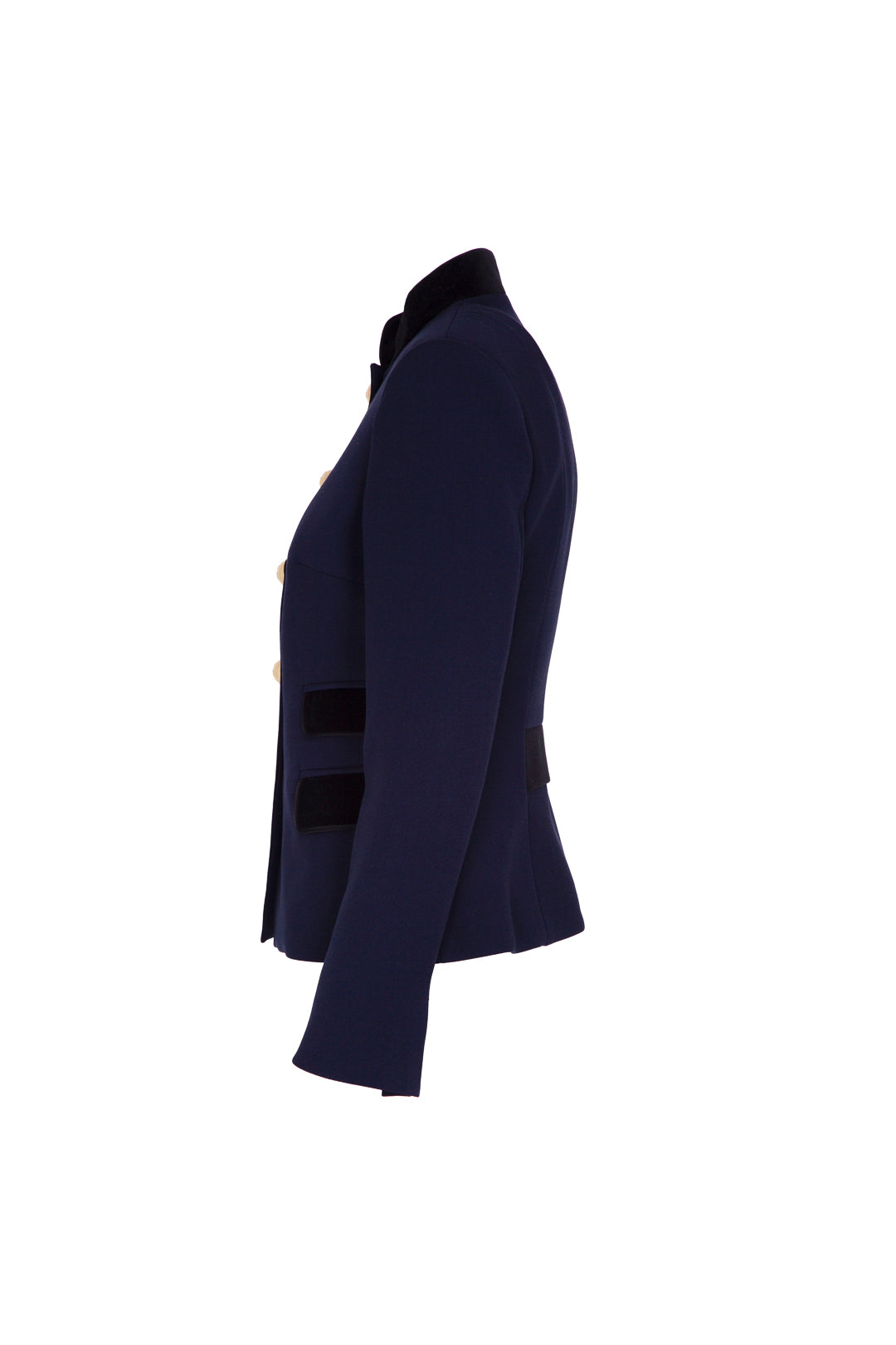 BASTIAN NAVY BLAZER WITH DOUBLE POCKETS