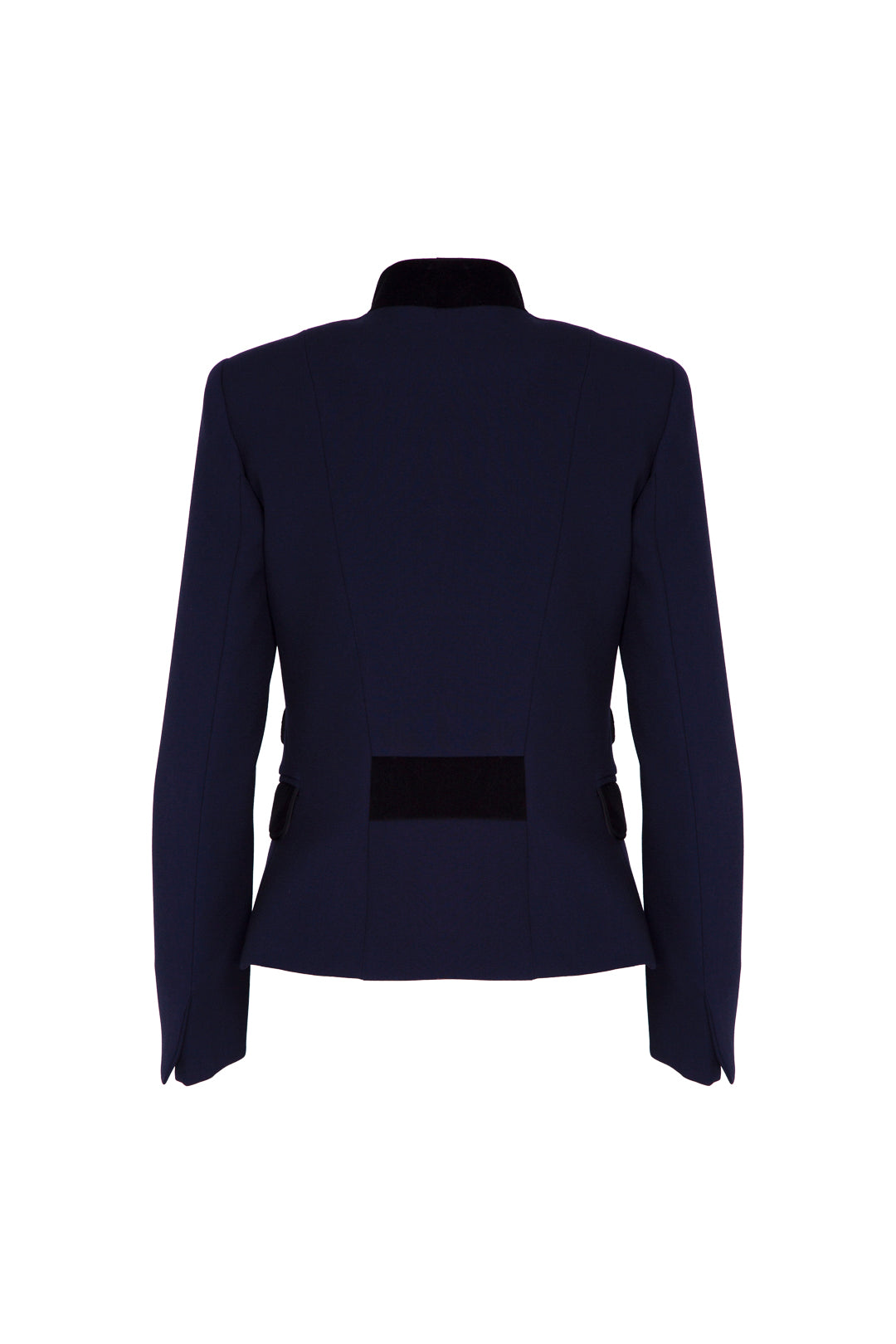 BASTIAN NAVY BLAZER WITH DOUBLE POCKETS