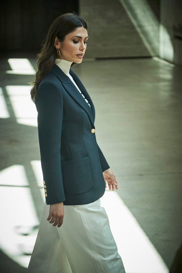 NAVY BLUE BENEDETTA BLAZER
