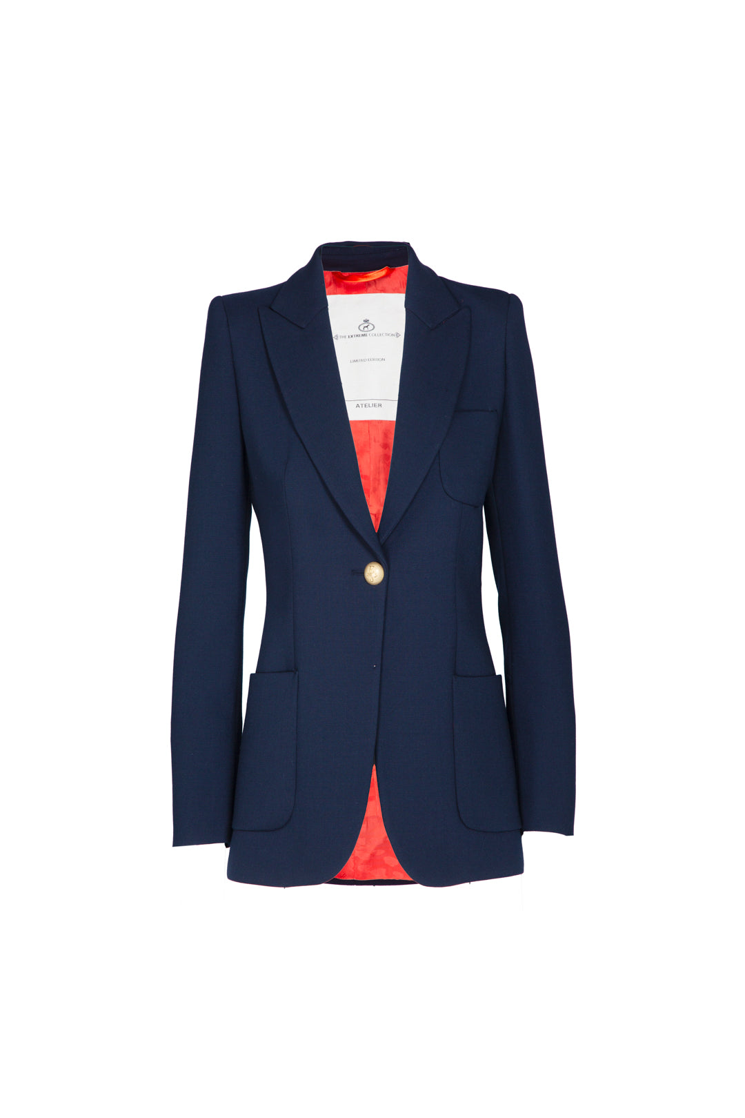 BLAZER MARINO BENEDETTA BOLSILLOS PLASTO