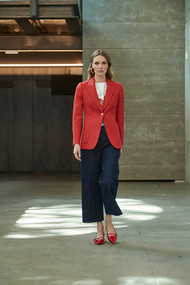 RED BENEDETTA BLAZER