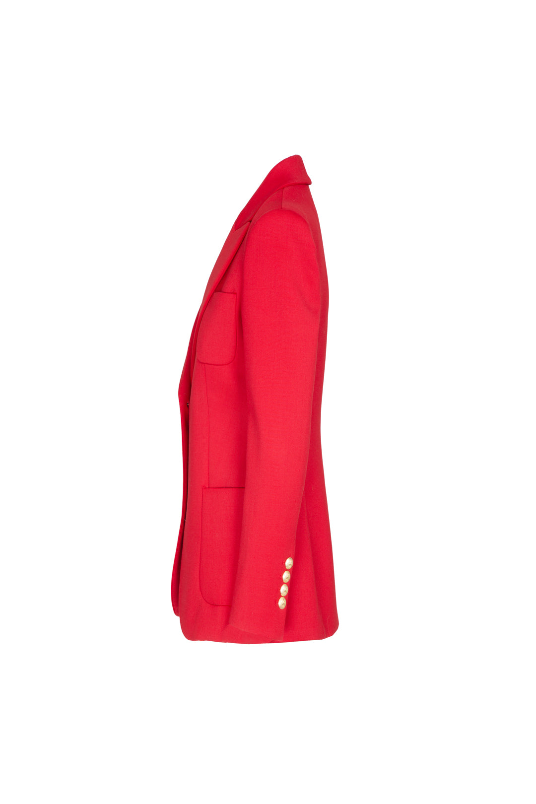 BLAZER BENEDETTA ROJO BOLSILLOS PLASTON