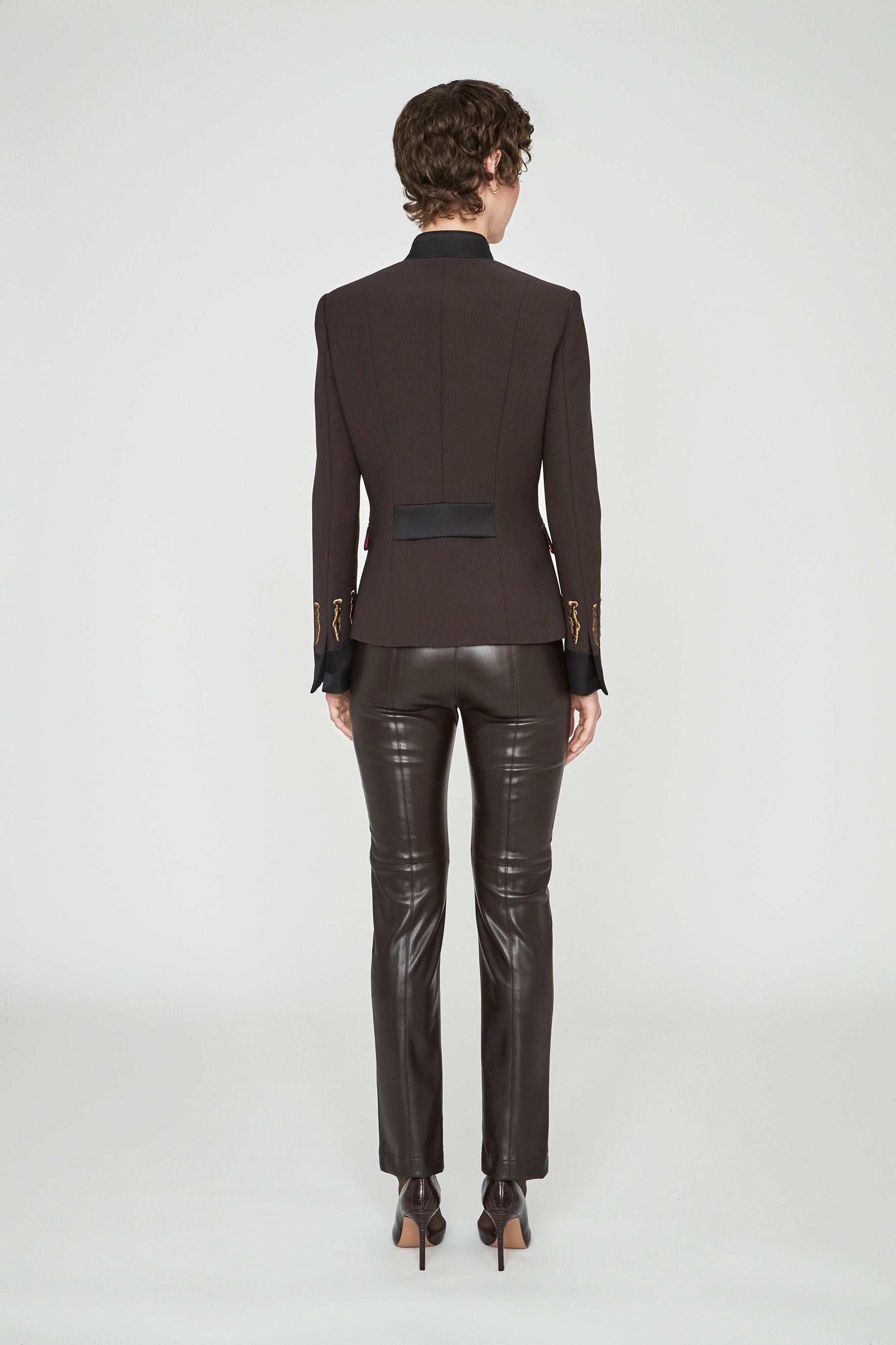 BLAZER MILITAR CACAO NUVOLA