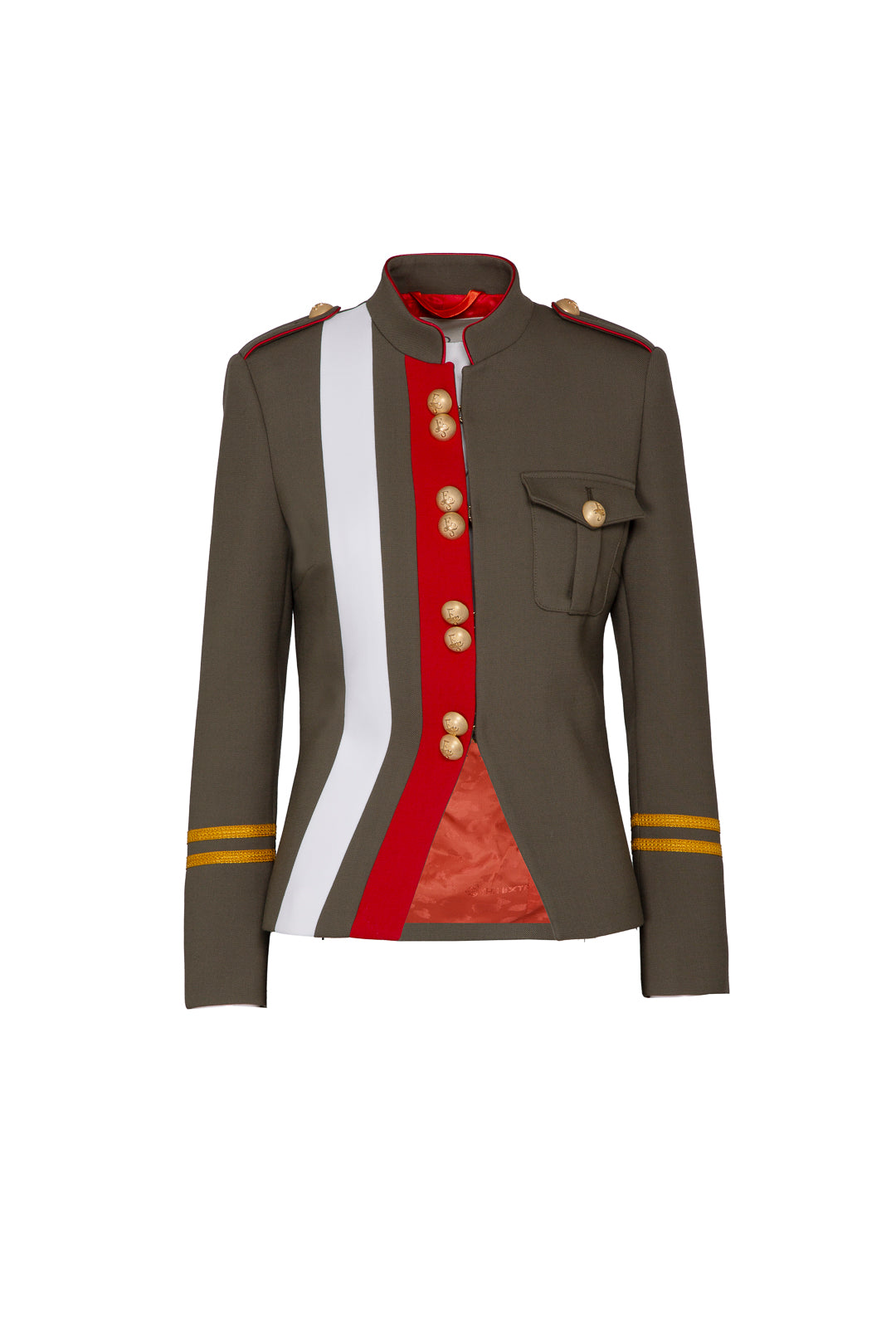 BLAZER MILITAR VERDE CLAUDIA LONDON