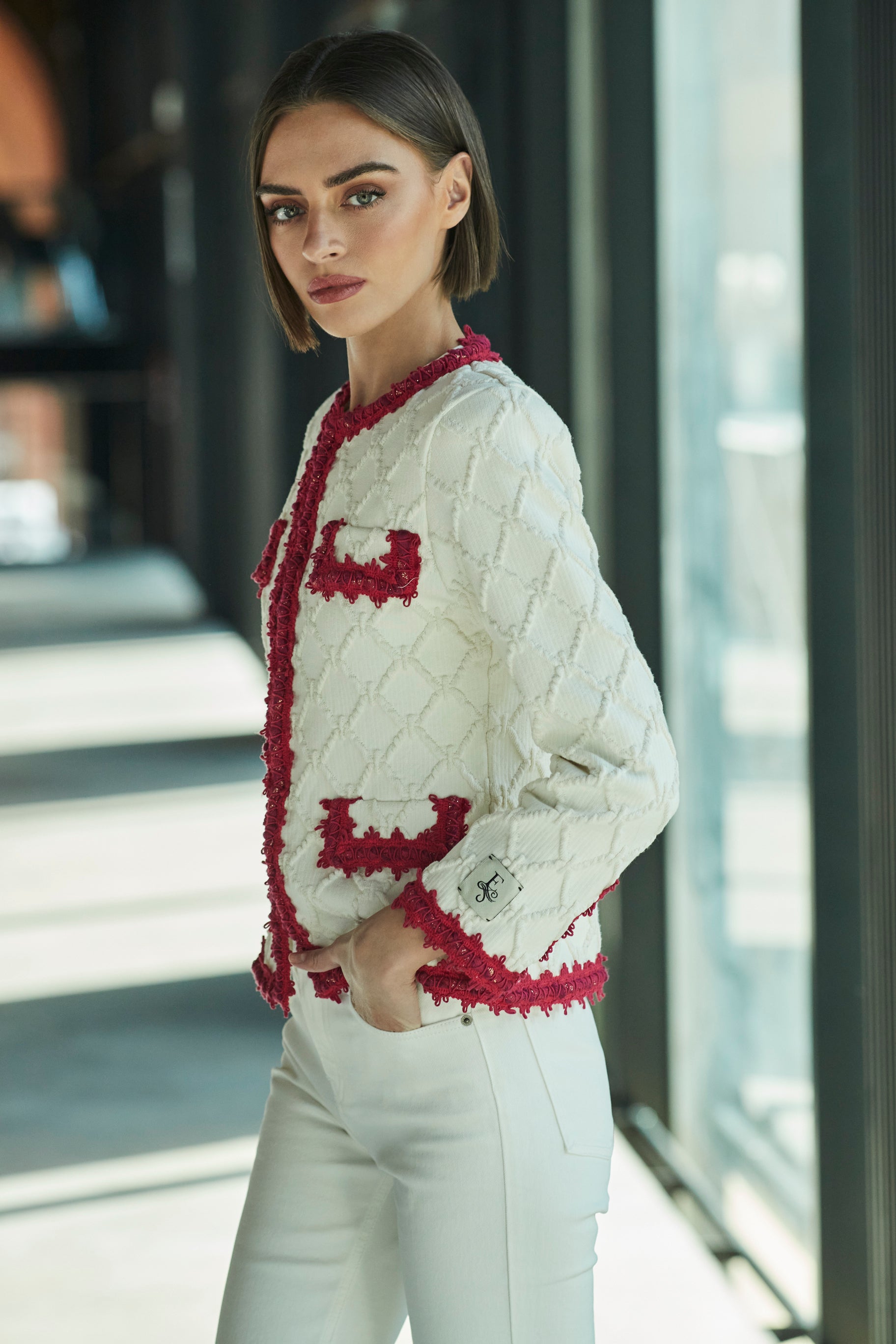 CHAQUETA PUNTO CRUDA CROIX