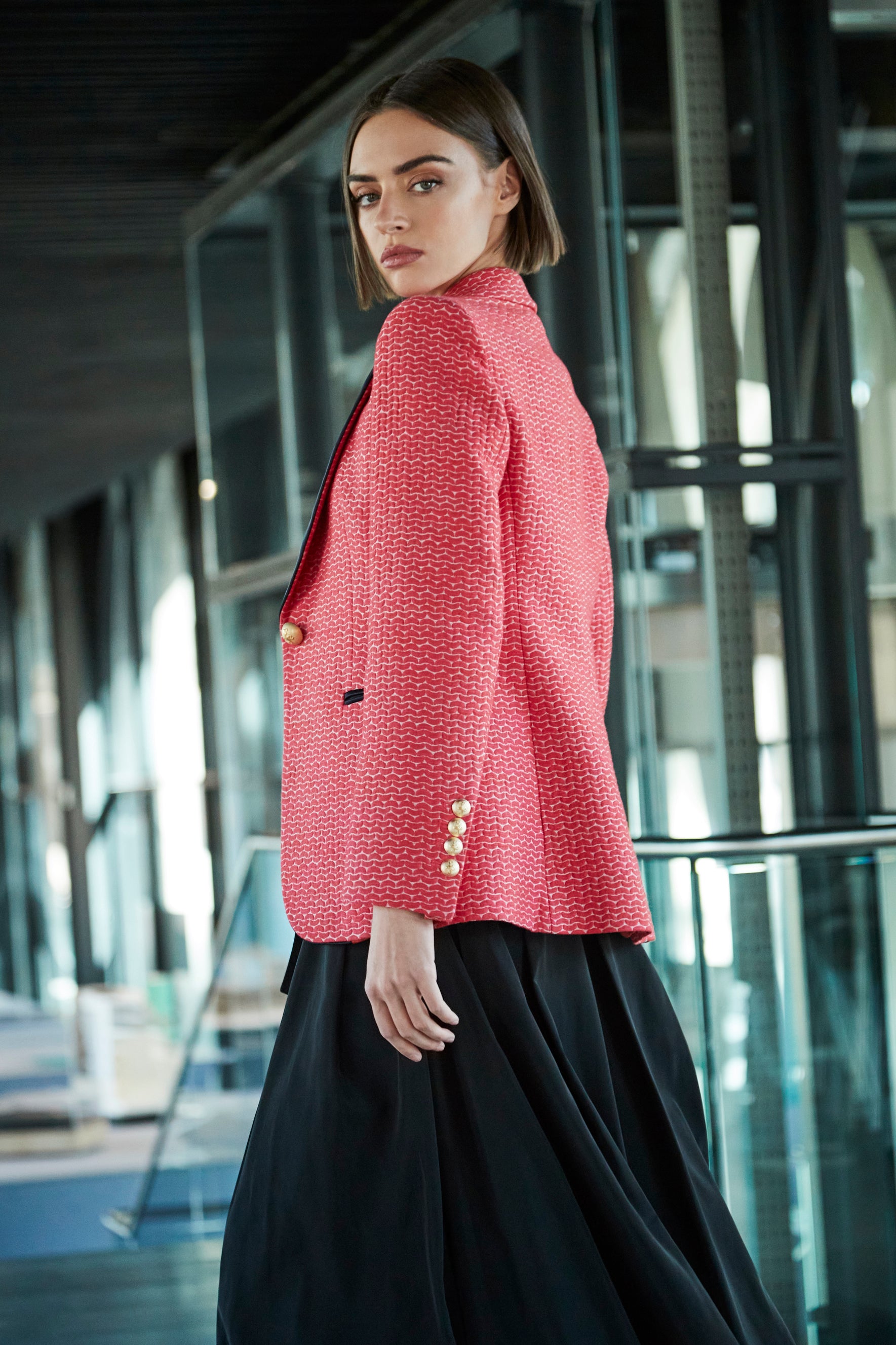 SATIN LAPEL BLAZER VICENZA