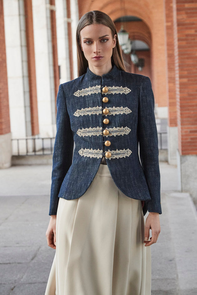 BLAZER MILITAR DENIM FILIPPO