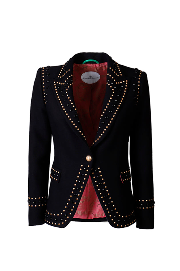 BLAZER NEGRO ROCK STAR
