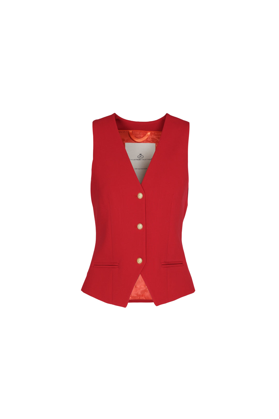 RED ATELIER WAISTCOAT