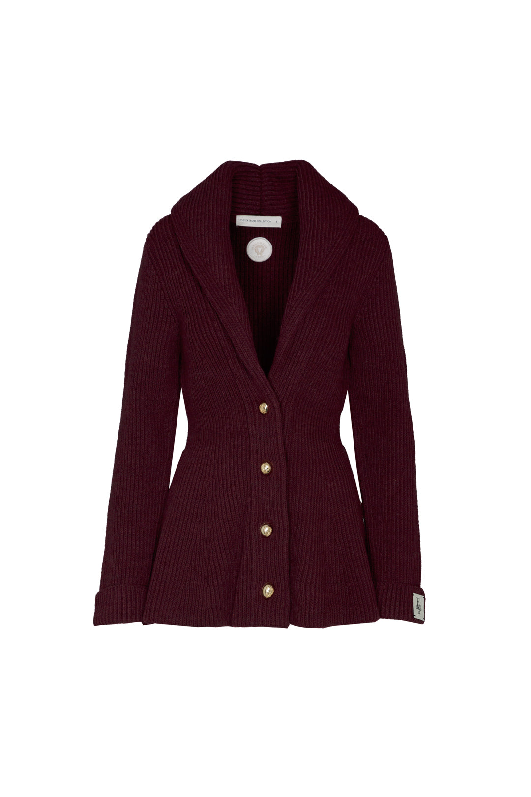 FITTED MAROON BABETTE JACKET