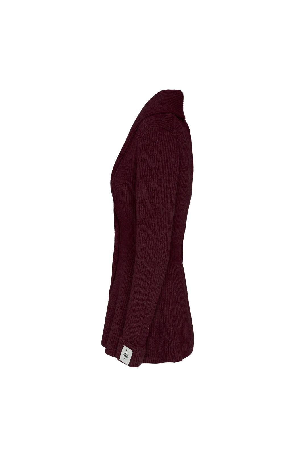 FITTED MAROON BABETTE JACKET