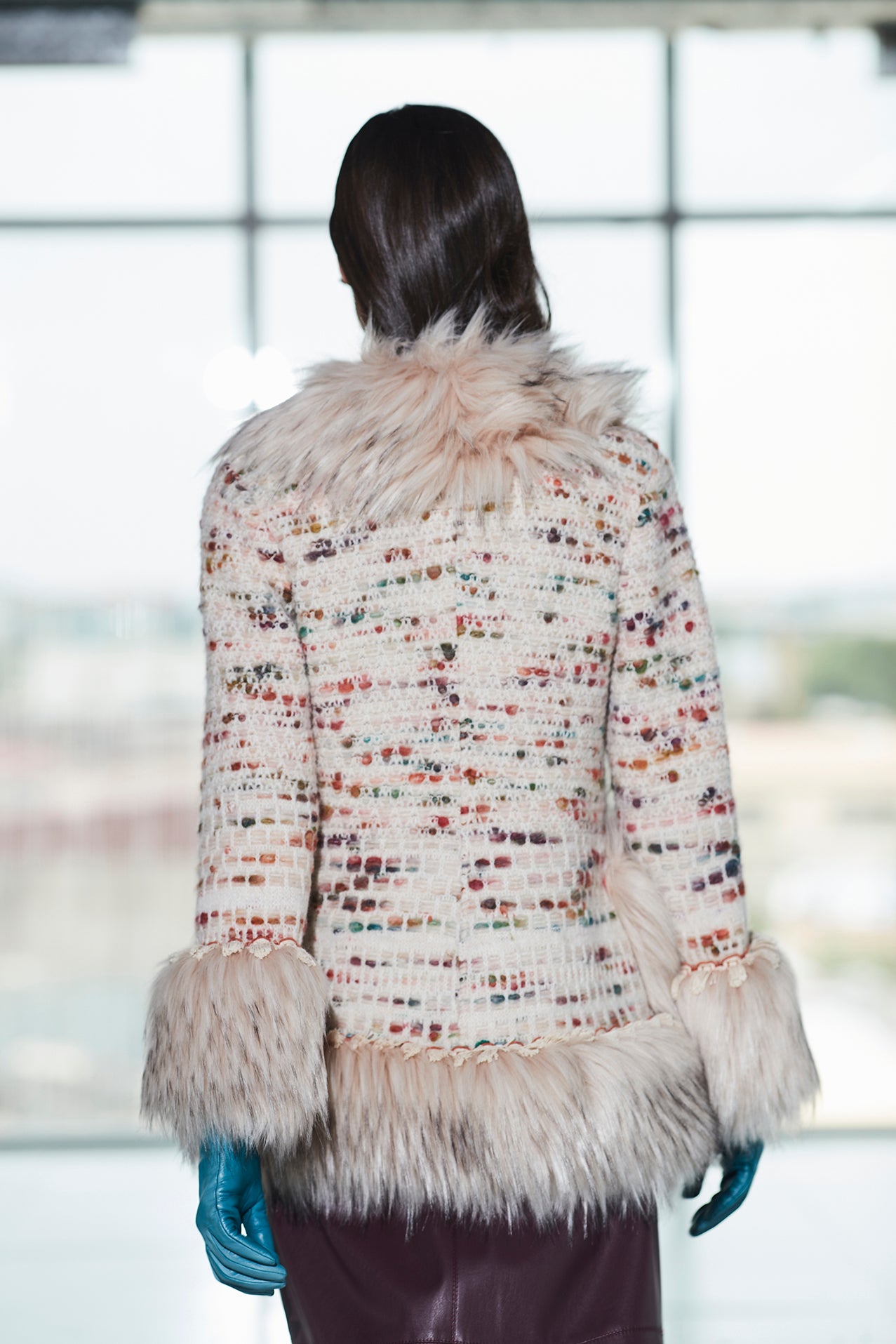 CRUDE ALPACA SHORT COAT CLEMENCE
