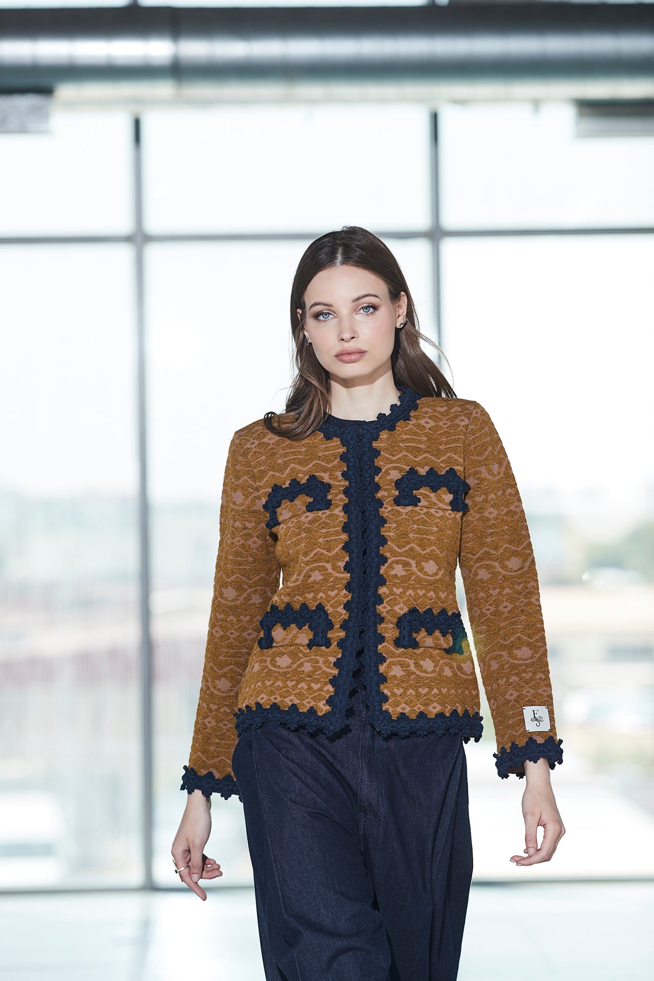 OCHRE SHORT JACKET SOLANGE