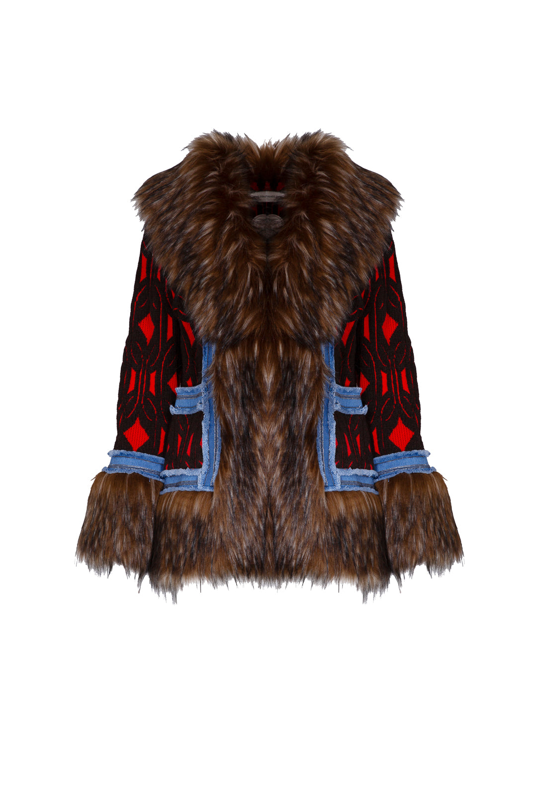 ARMAND SHORT BROWN ALPACA COAT