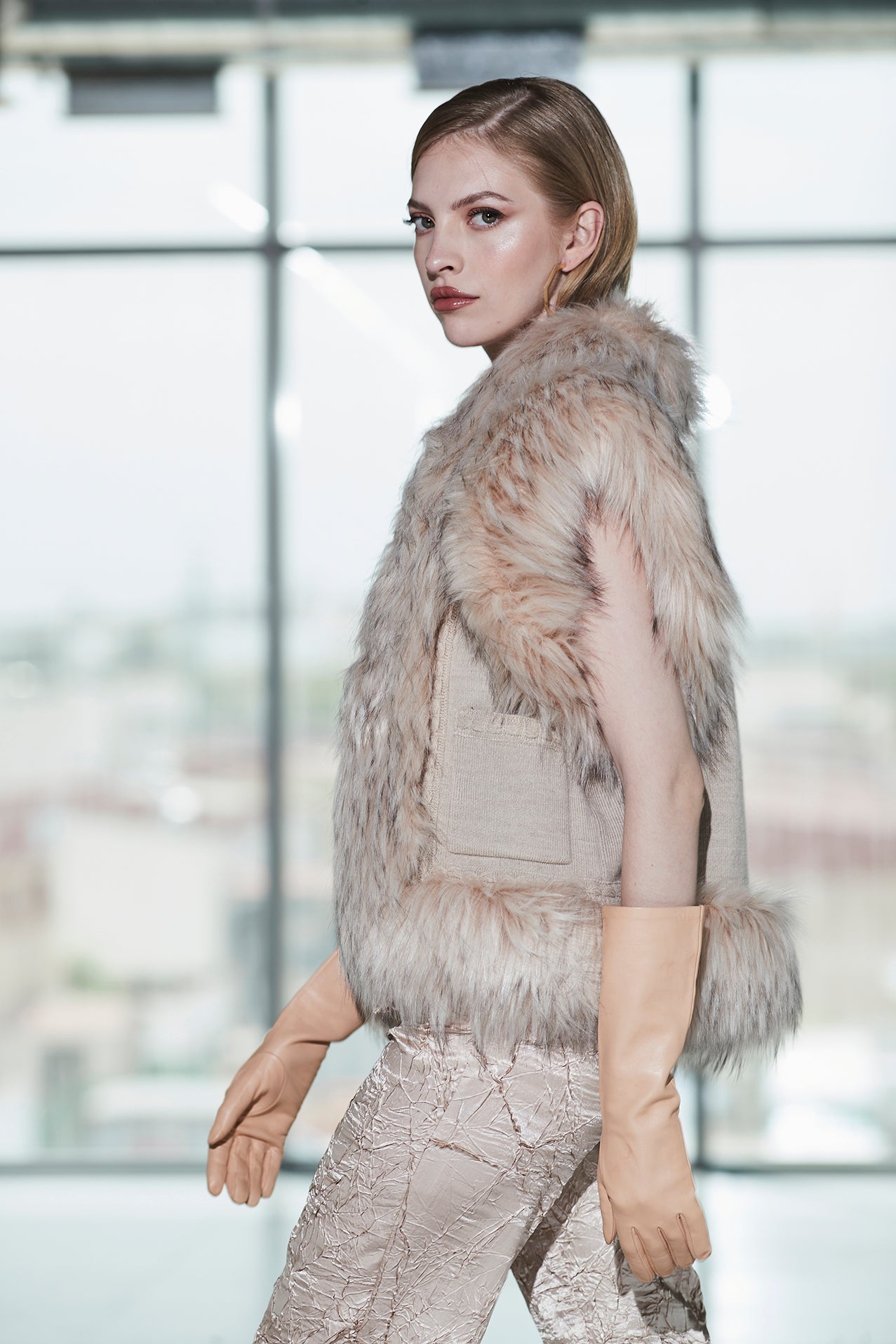 FLEUR CRU JACQUARD VEST